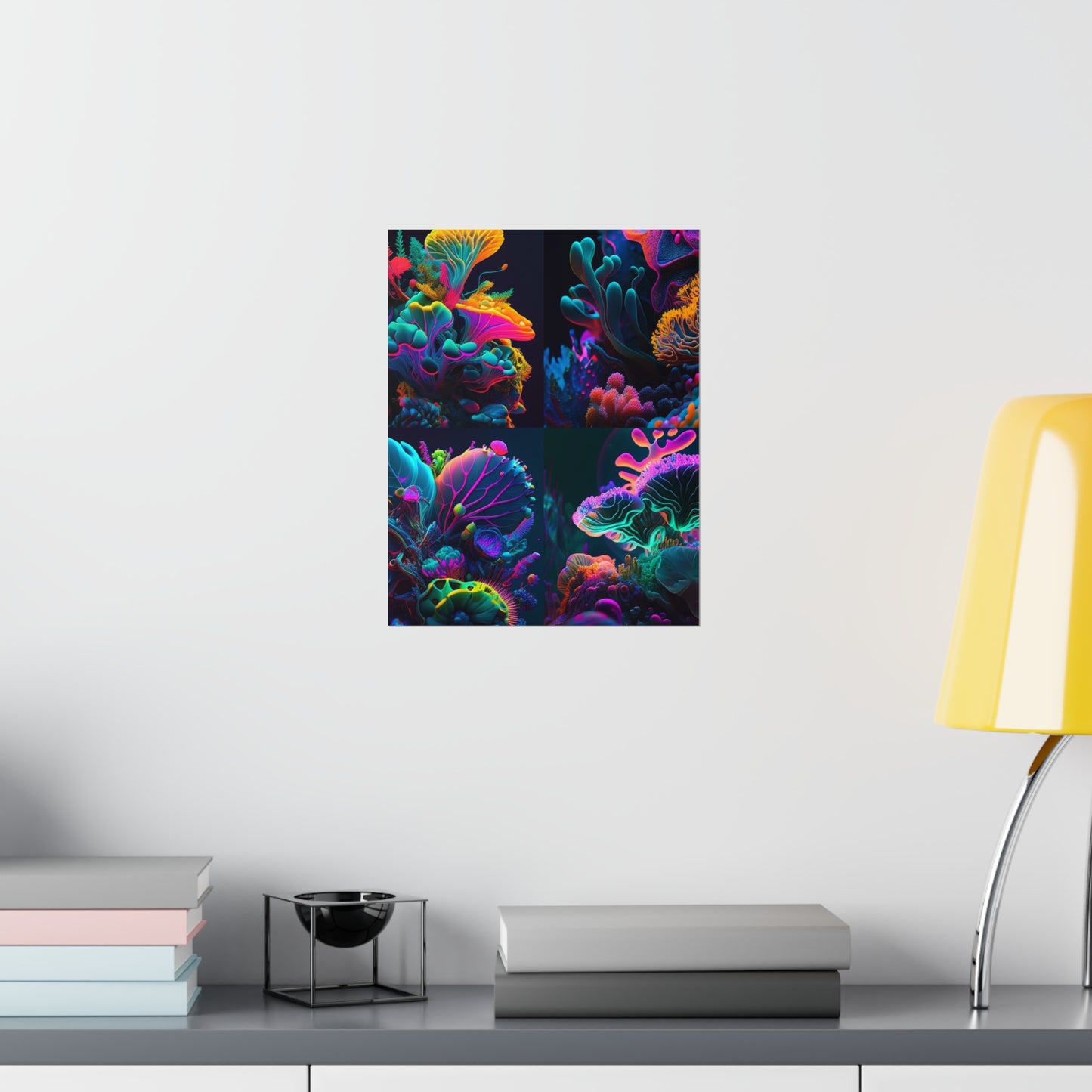 Premium Matte Vertical Posters Macro Coral Reef 5