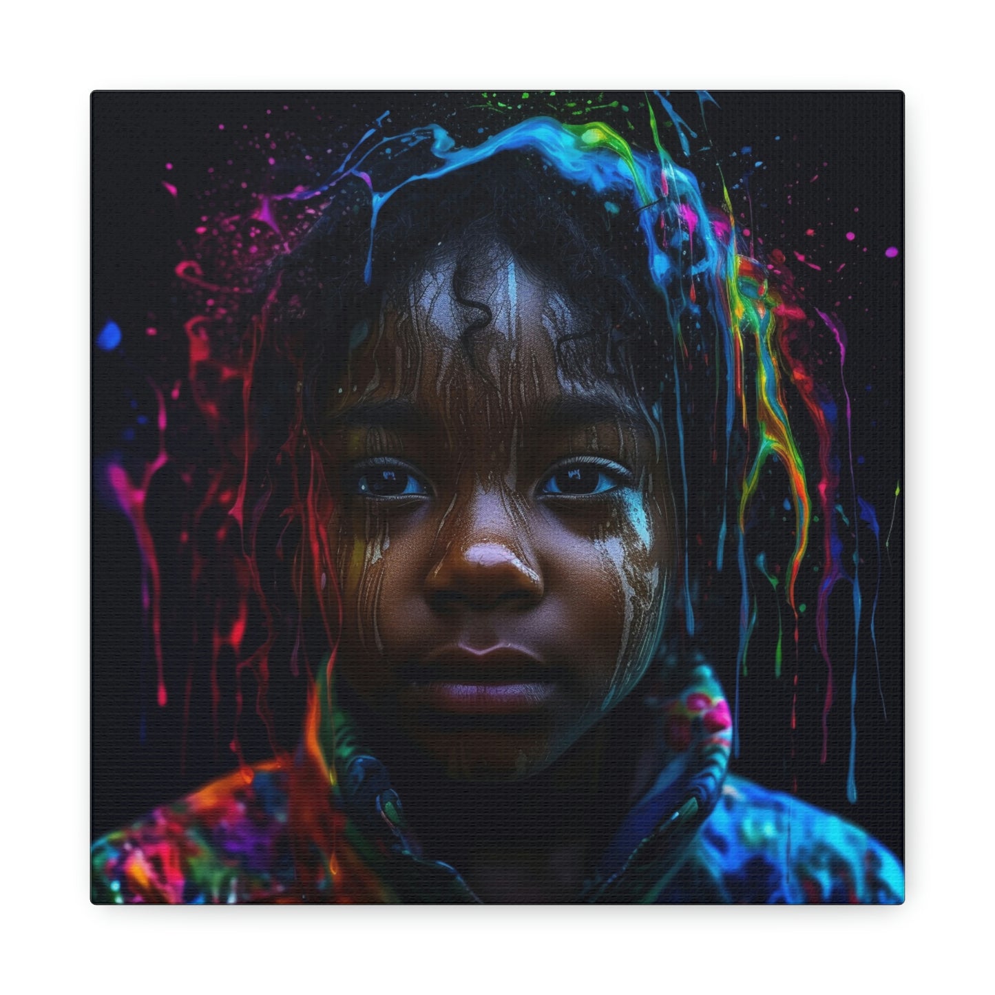 Canvas Gallery Wraps Kid Color Rain 4