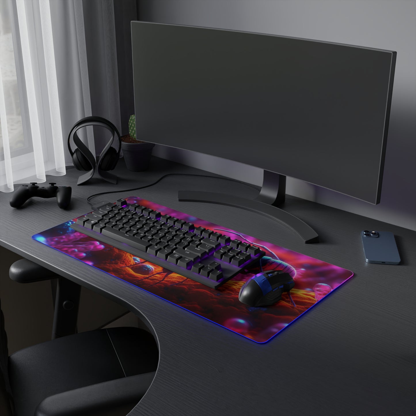 LED Gaming Mouse Pad Ants Home 4