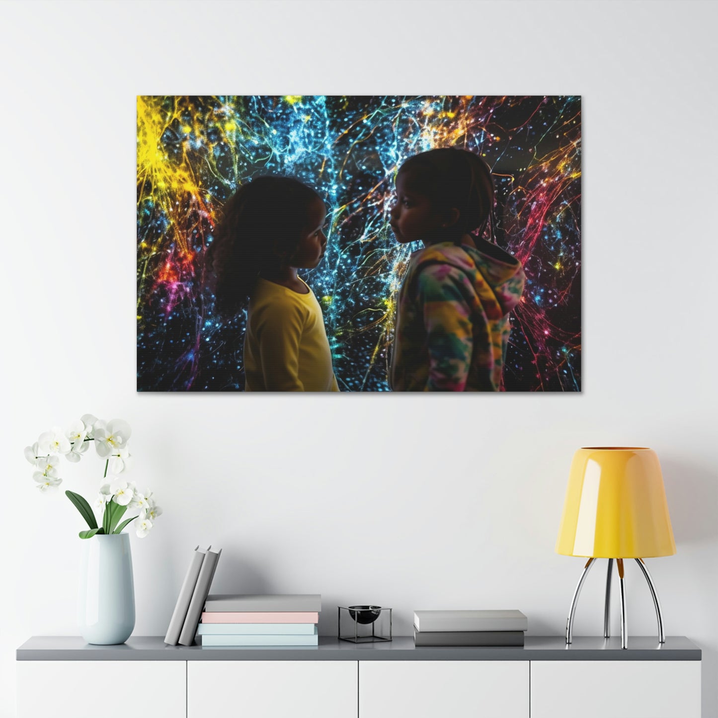 Canvas Gallery Wraps Kid Color Rain 2