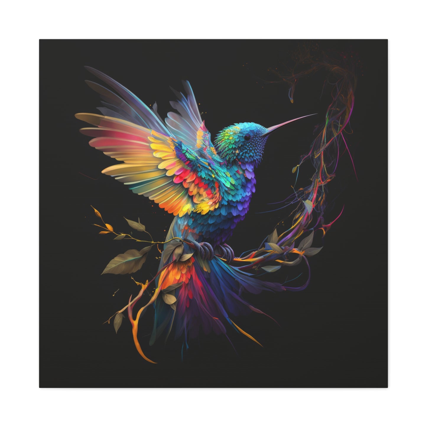 Colorful hummingbird flair