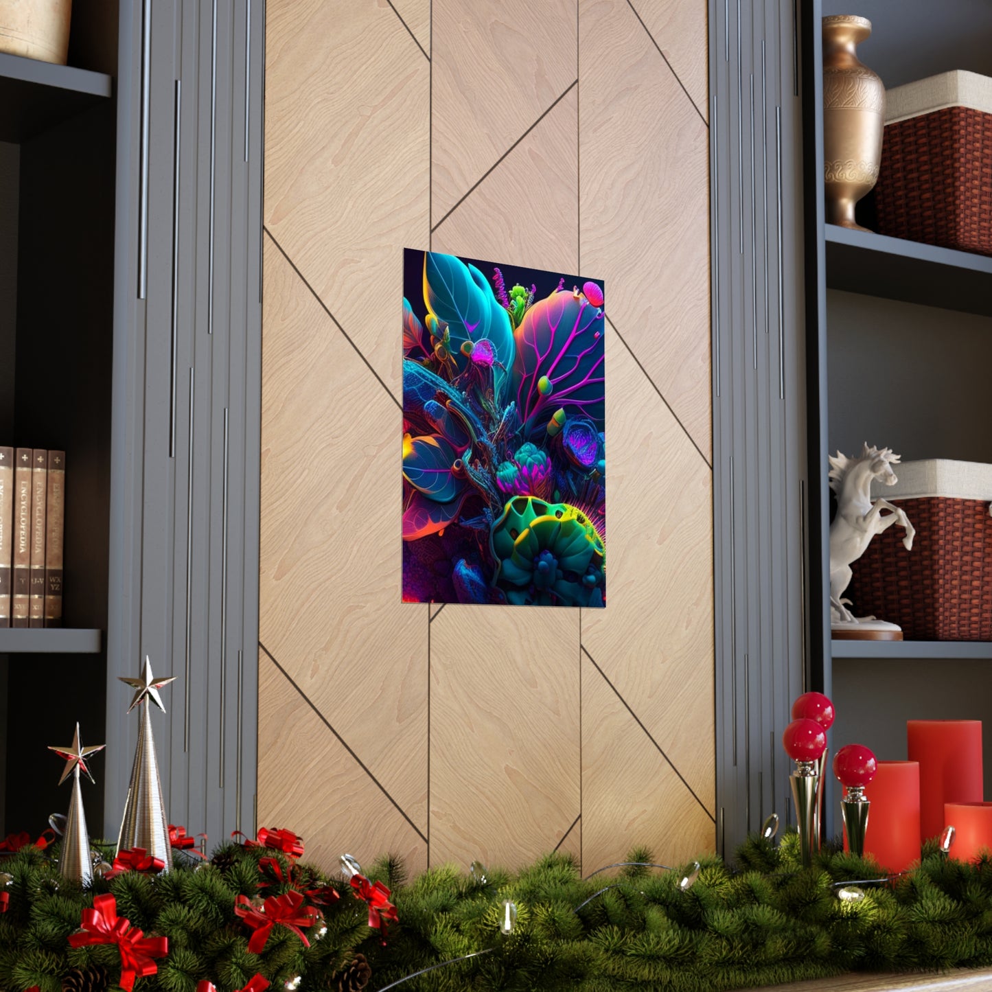 Premium Matte Vertical Posters Macro Coral Reef 3