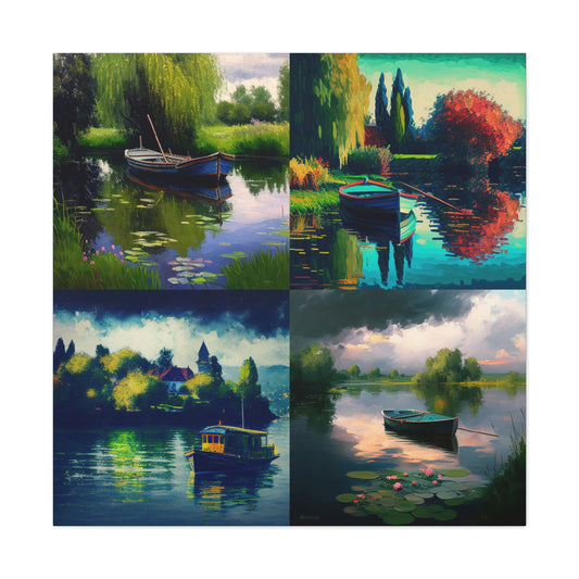 boat on a lake