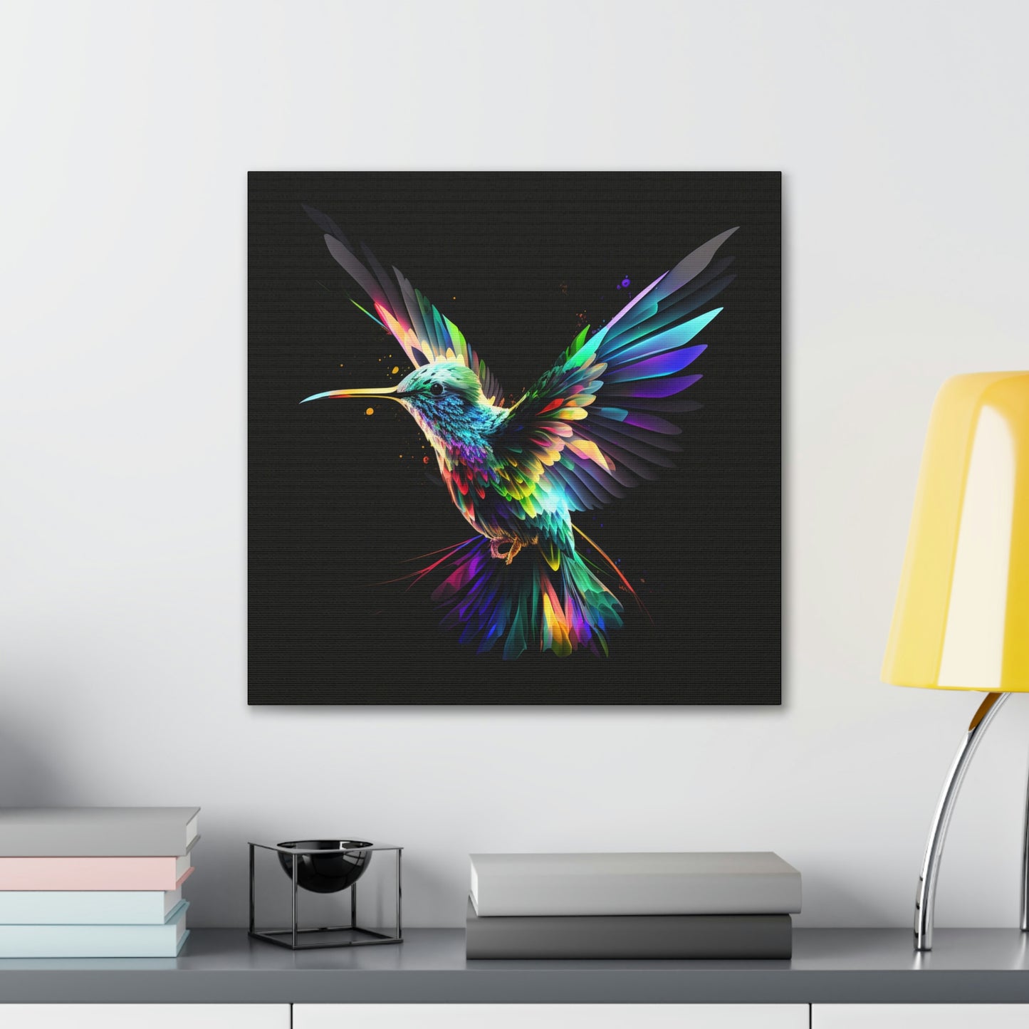 Hummingbird florescent glow