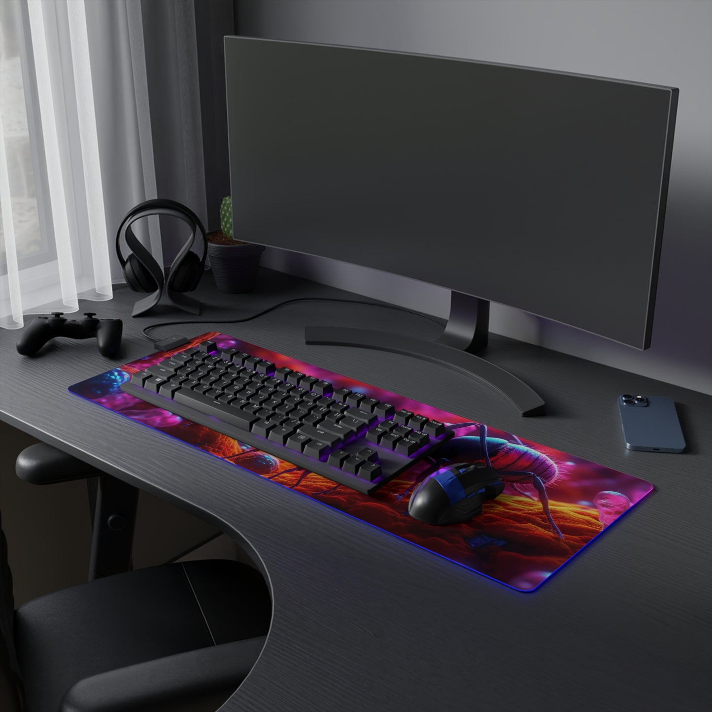 LED Gaming Mouse Pad Ants Home 4