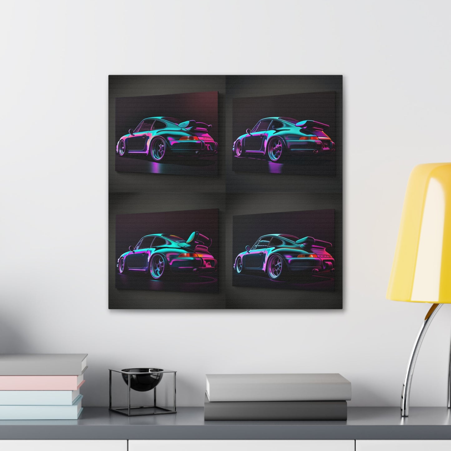 Canvas Gallery Wraps Porsche Purple 4 Pack