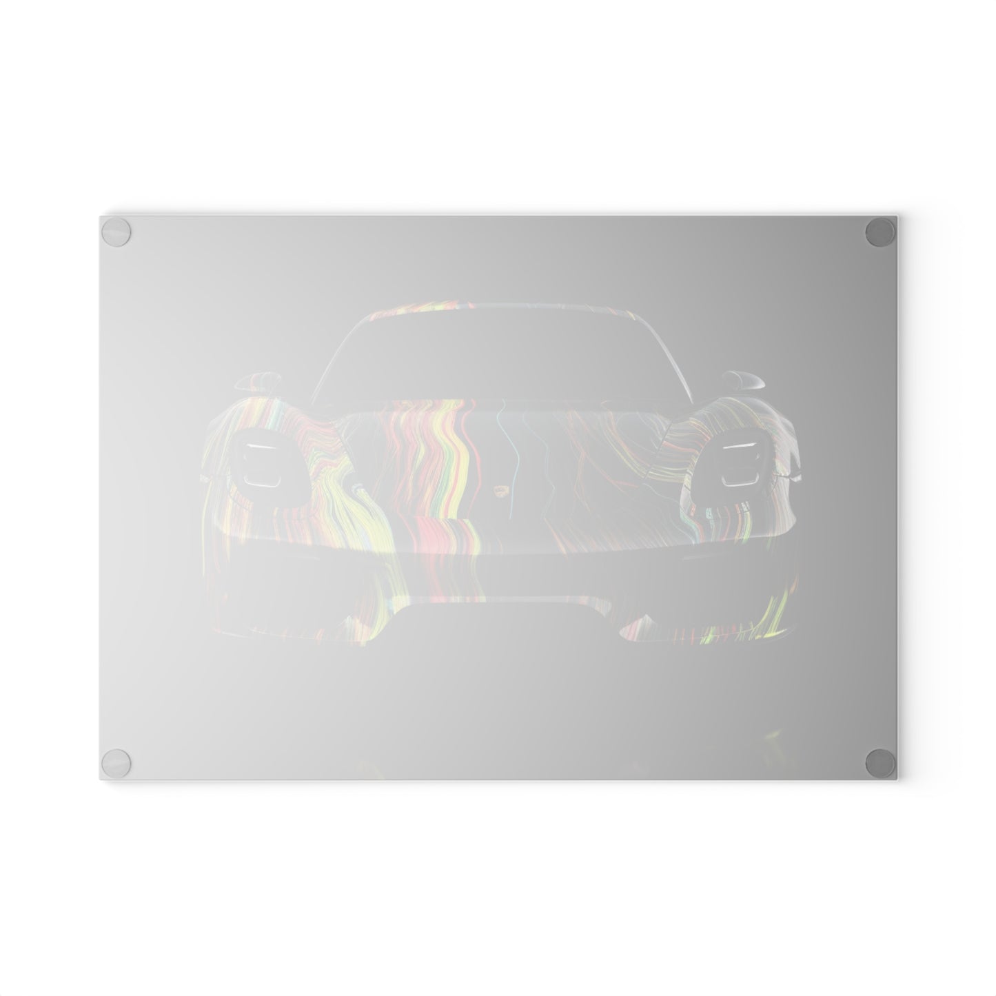 Glass Cutting Board Porsche Line 2