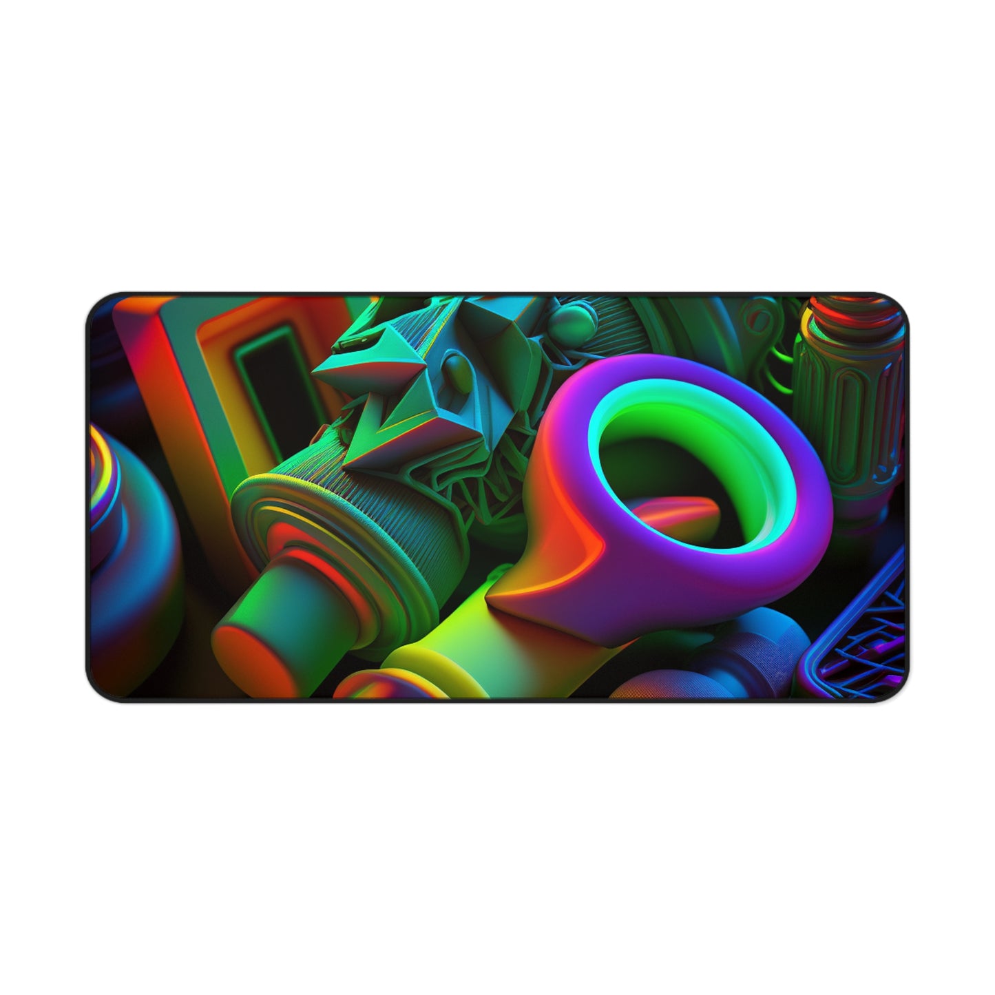 Desk Mat Neon Glow 2