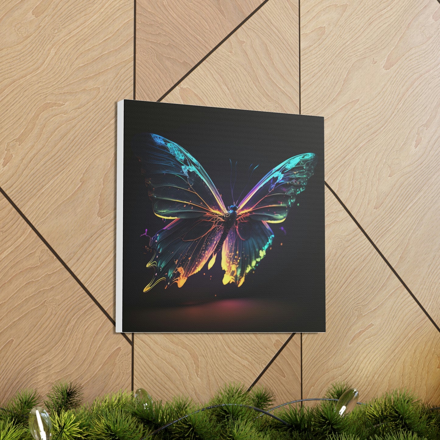 Butterfly glow neon