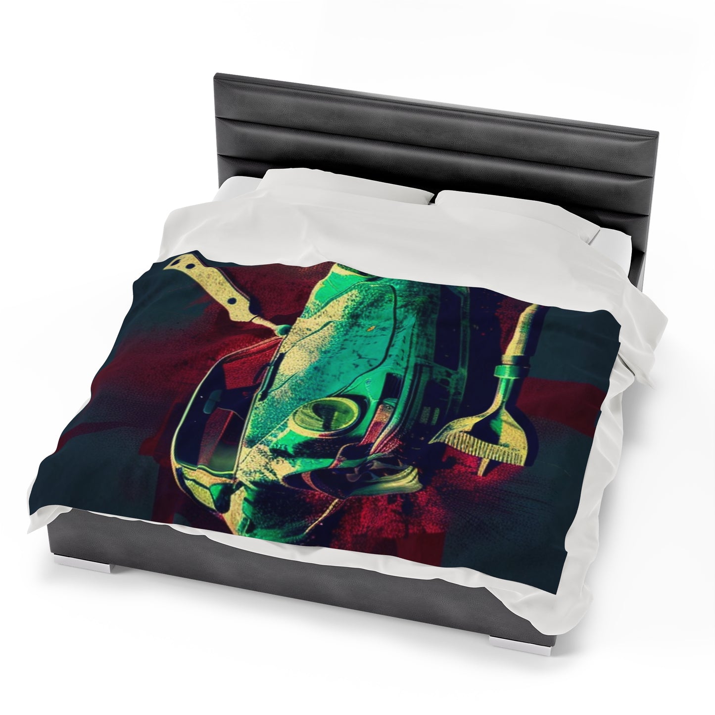 Velveteen Plush Blanket Porsche Abstract 4