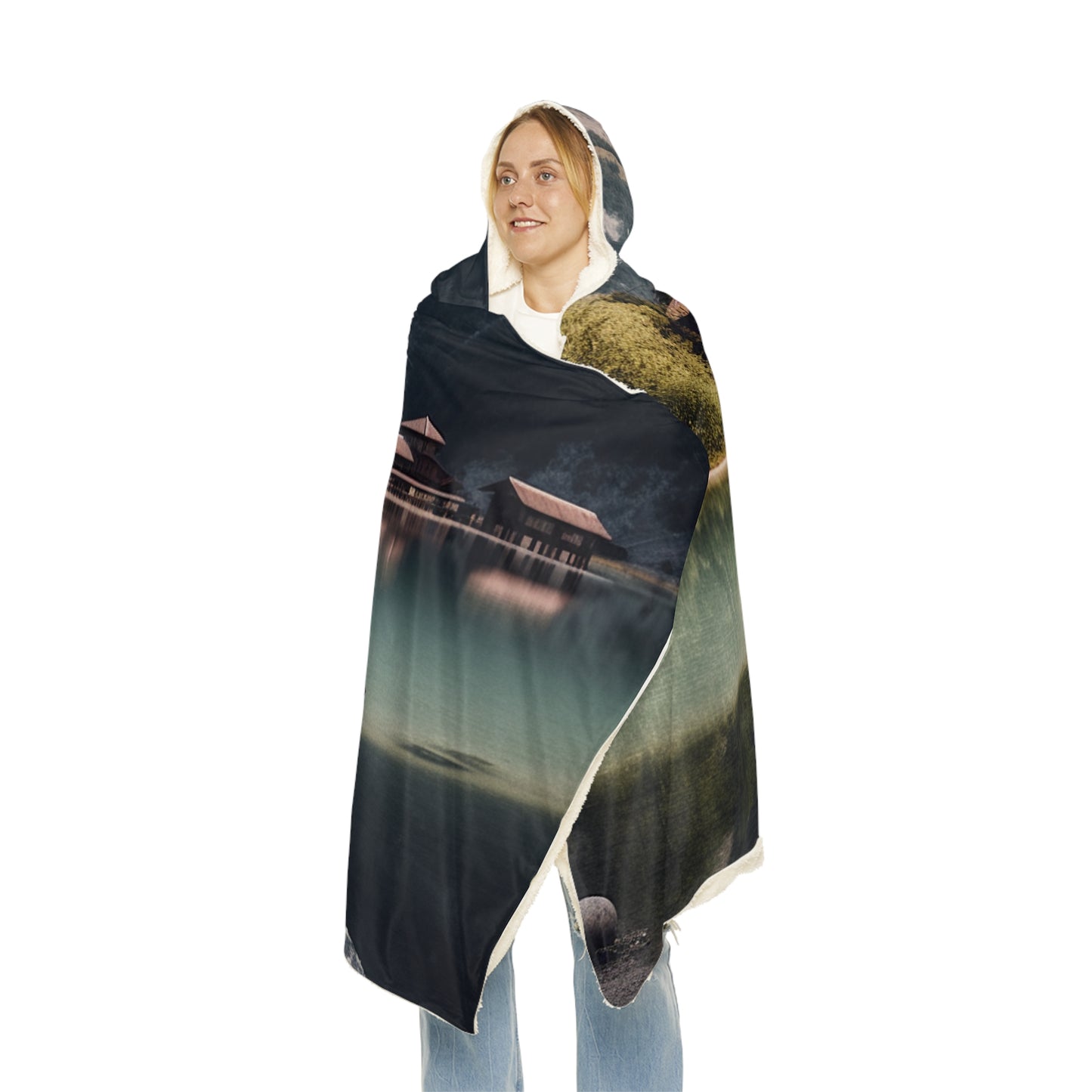 Snuggle Hooded Blanket Porsche Lake 2