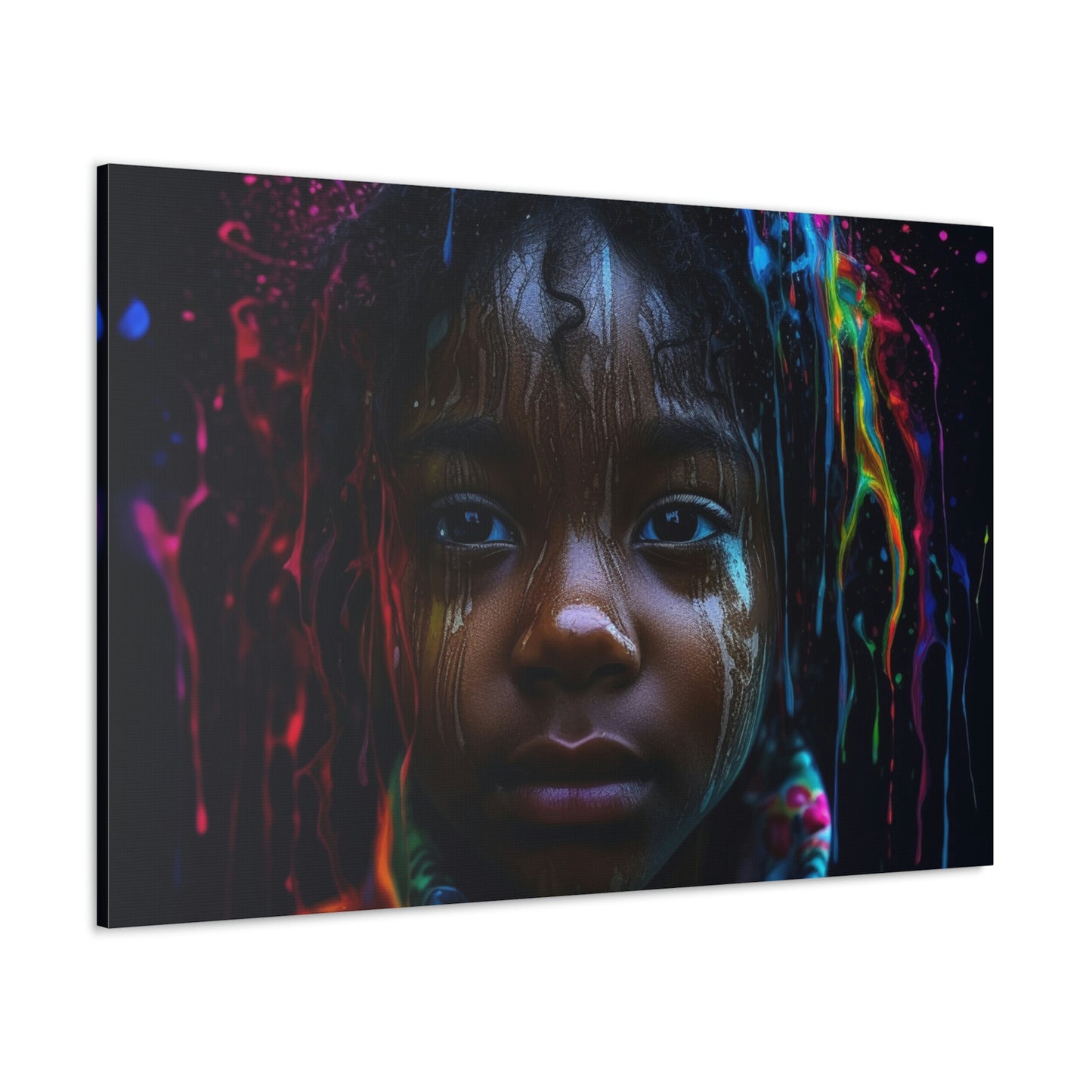 Canvas Gallery Wraps Kid Color Rain 4