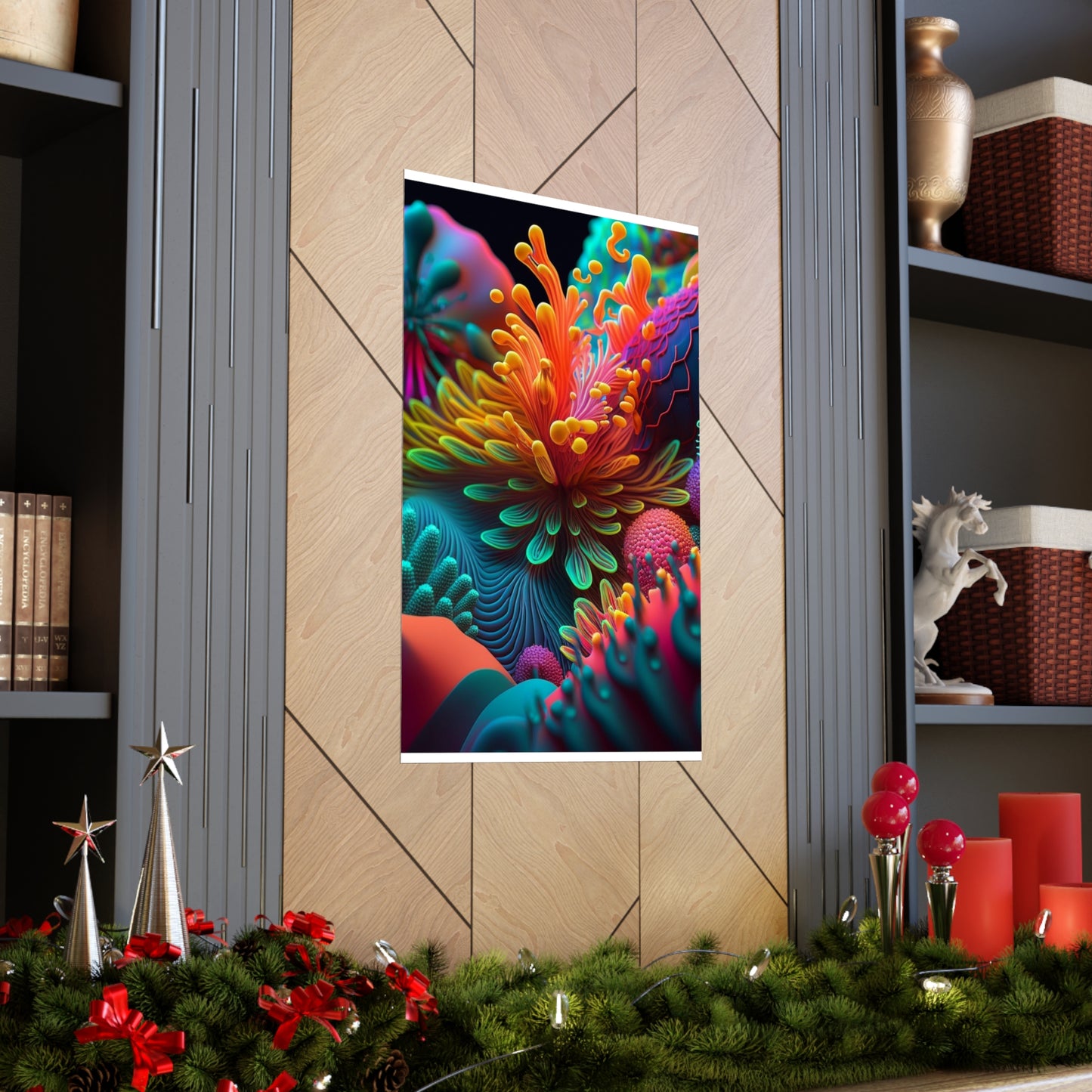 Premium Matte Vertical Posters Ocean Life Macro 3