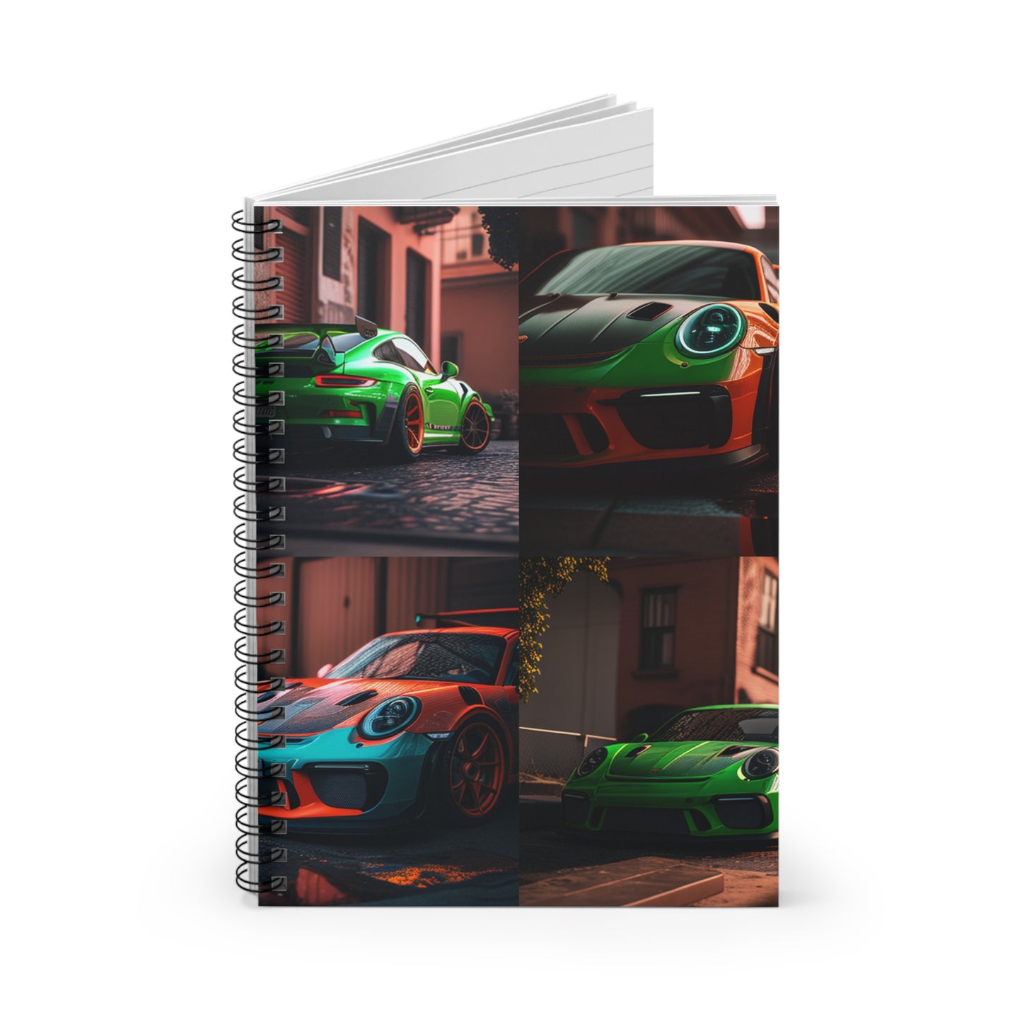 Spiral Notebook - Ruled Line porsche 911 gt3 5