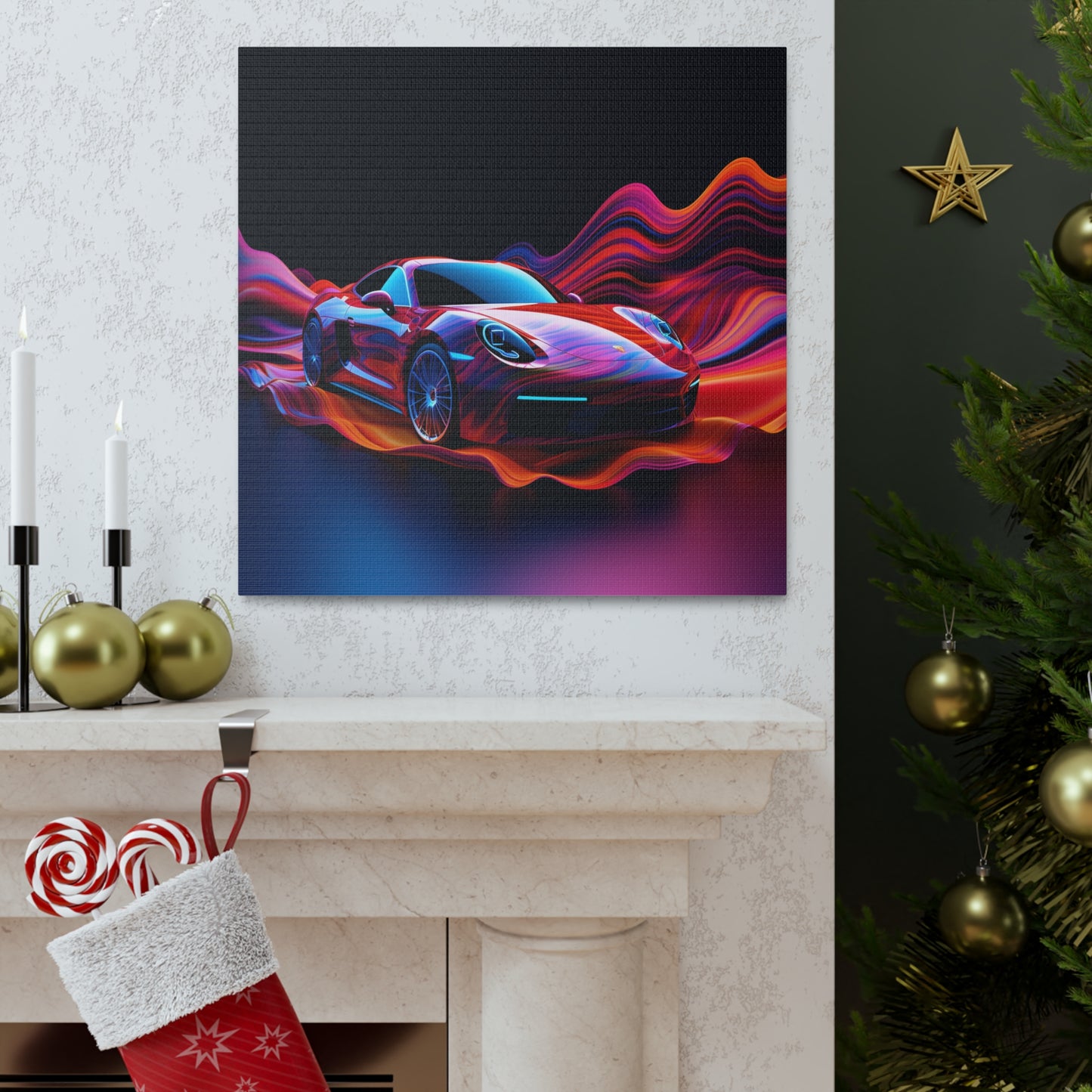 Canvas Gallery Wraps Porsche Water Fusion 4