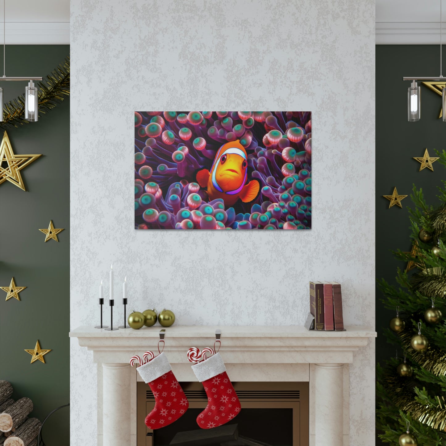 Canvas Gallery Wraps Clown Fish 4