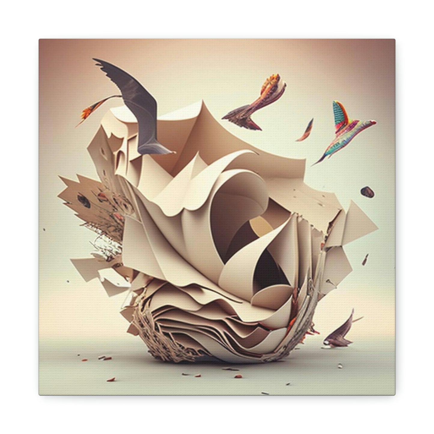 Abstract paper art