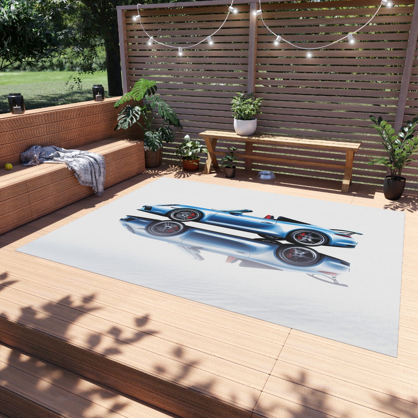 Outdoor Rug  911 Speedster on water 4