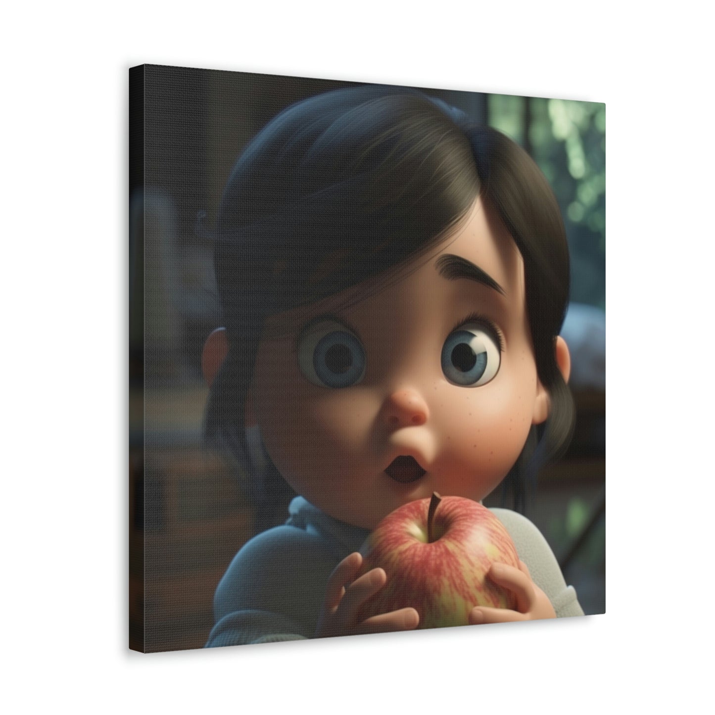Canvas Gallery Wraps Girl Apple 1