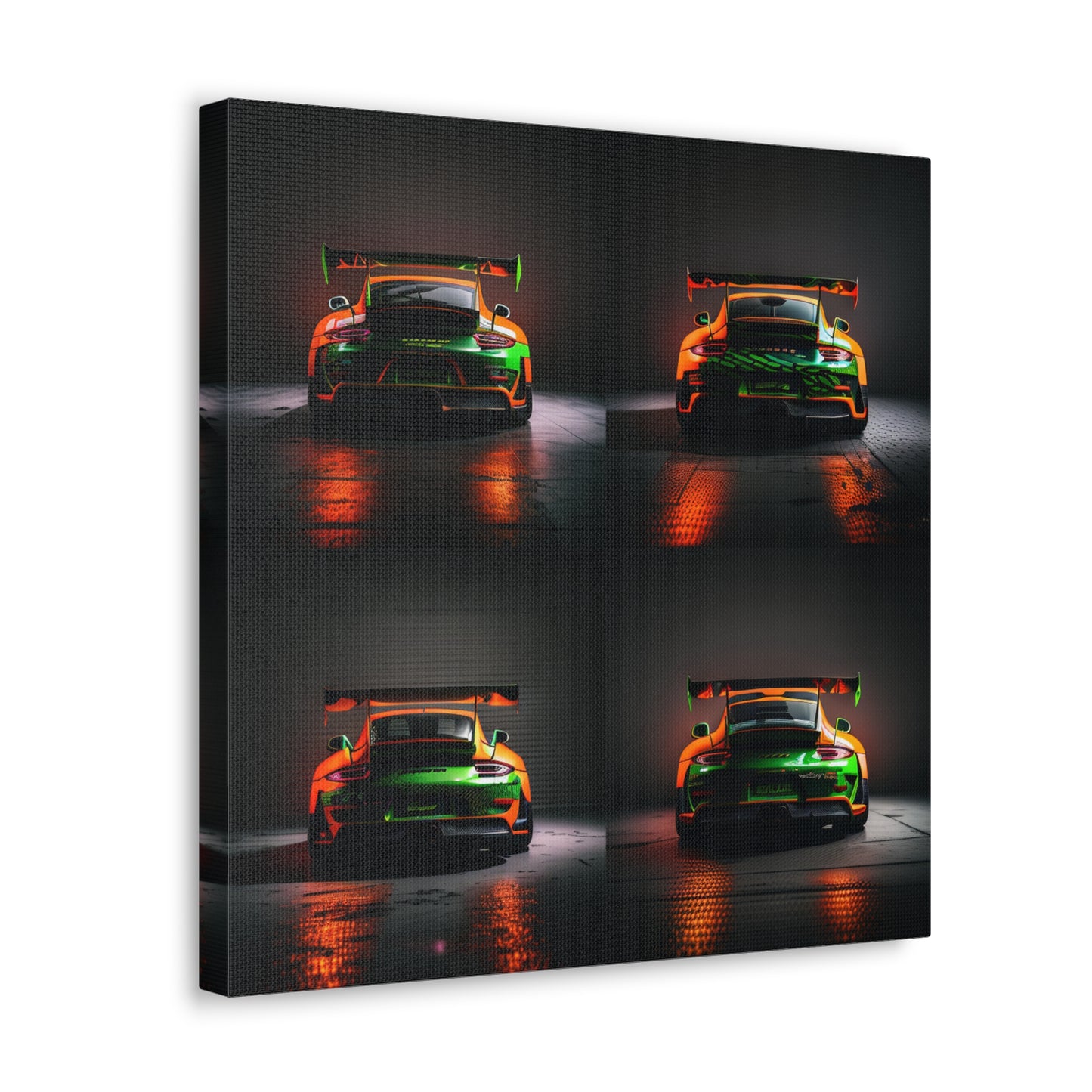 Canvas Gallery Wraps Porsche Rear 4 pack