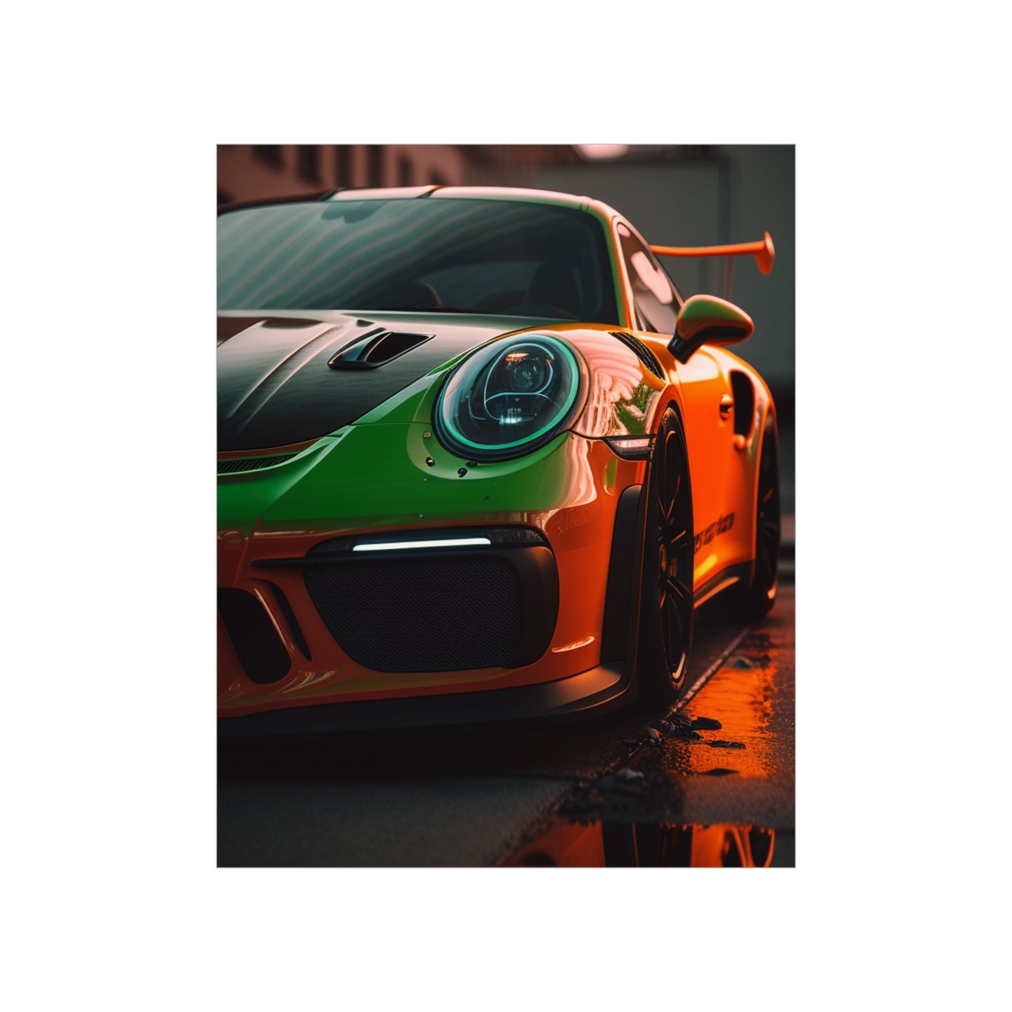 Premium Matte Vertical Posters porsche 911 gt3 2