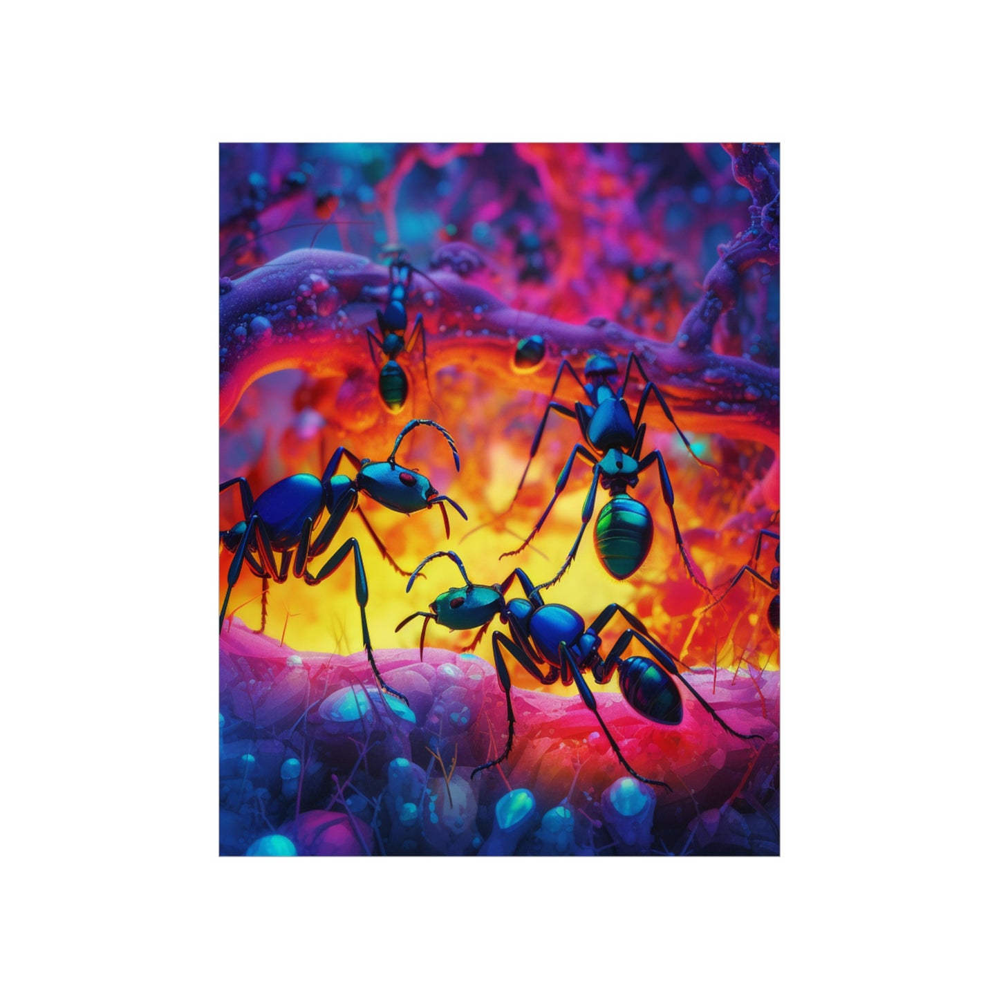 Premium Matte Vertical Posters Ants Home 3