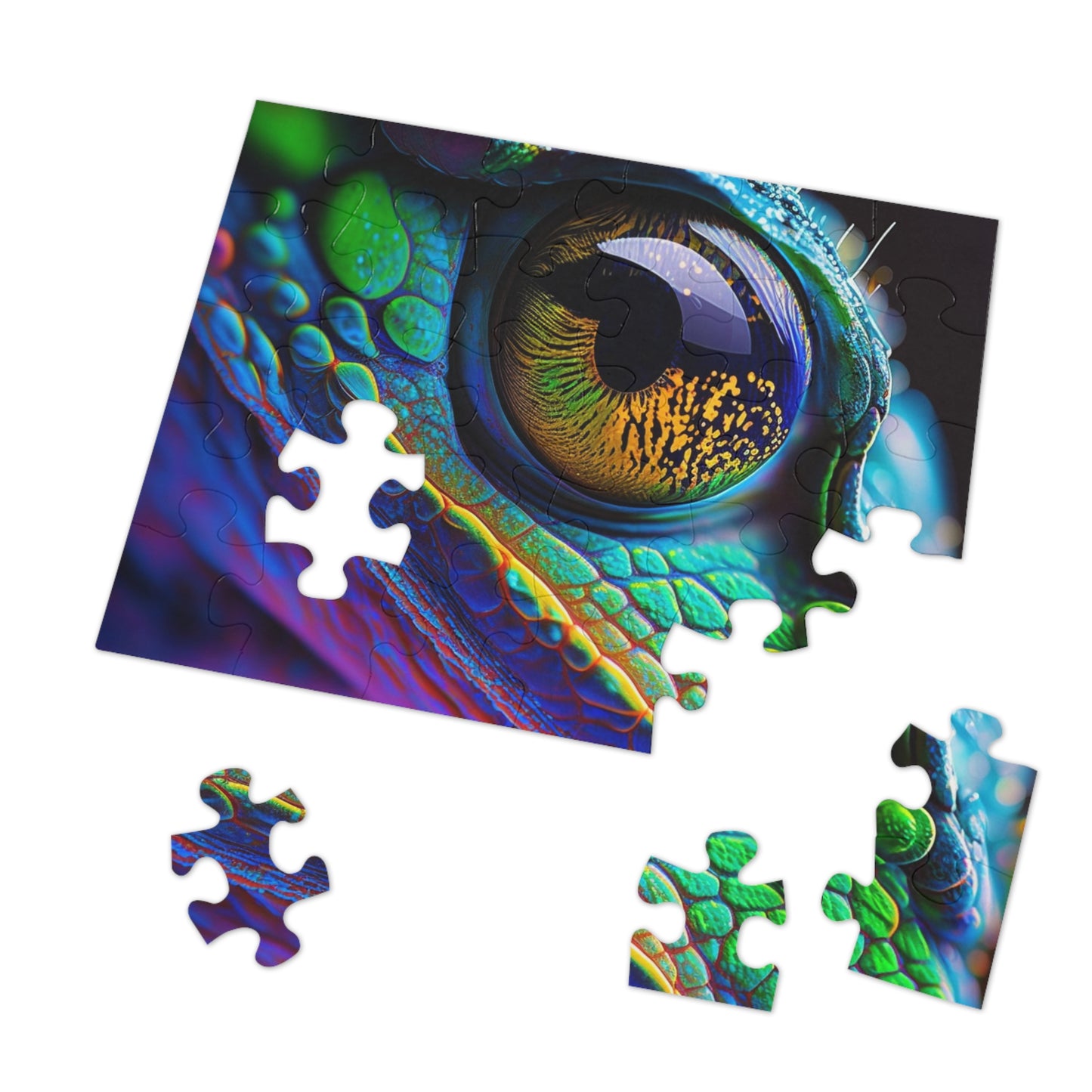 Jigsaw Puzzle (30, 110, 252, 500,1000-Piece) Macro Eye Photo 4
