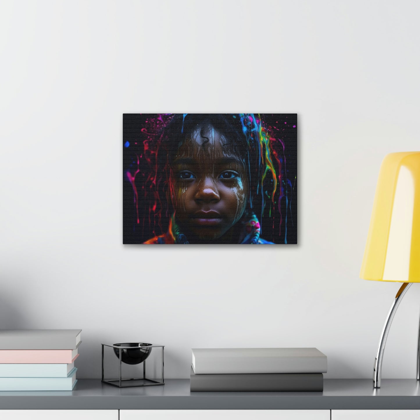 Canvas Gallery Wraps Kid Color Rain 4