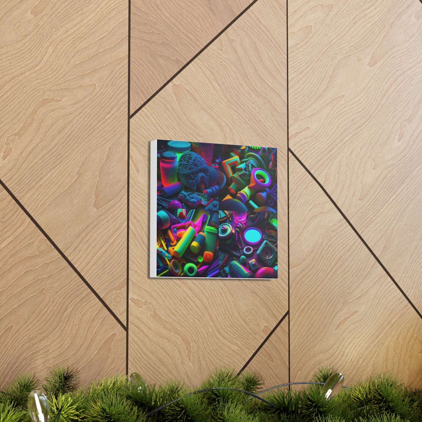 Canvas Gallery Wraps Neon Glow