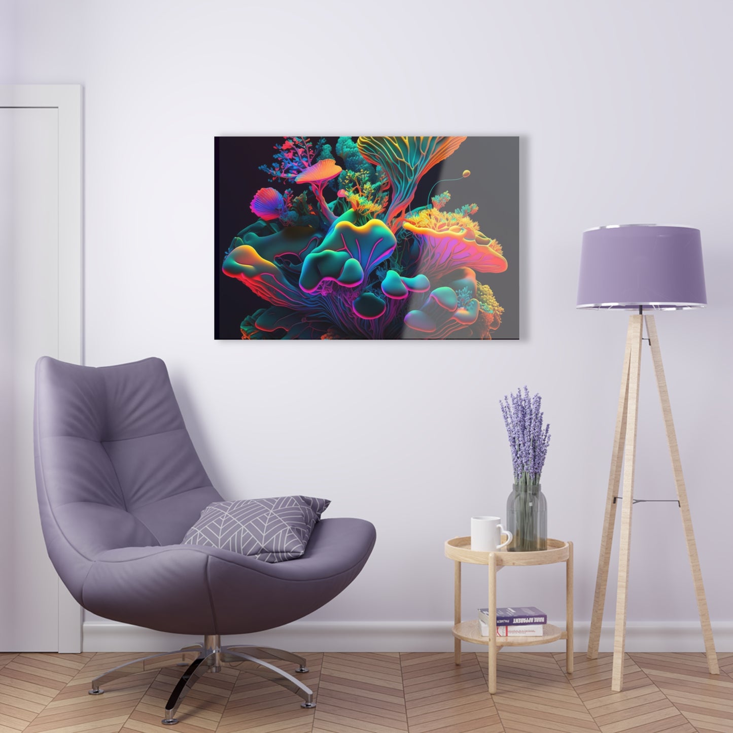 Acrylic Prints Macro Coral Reef 1