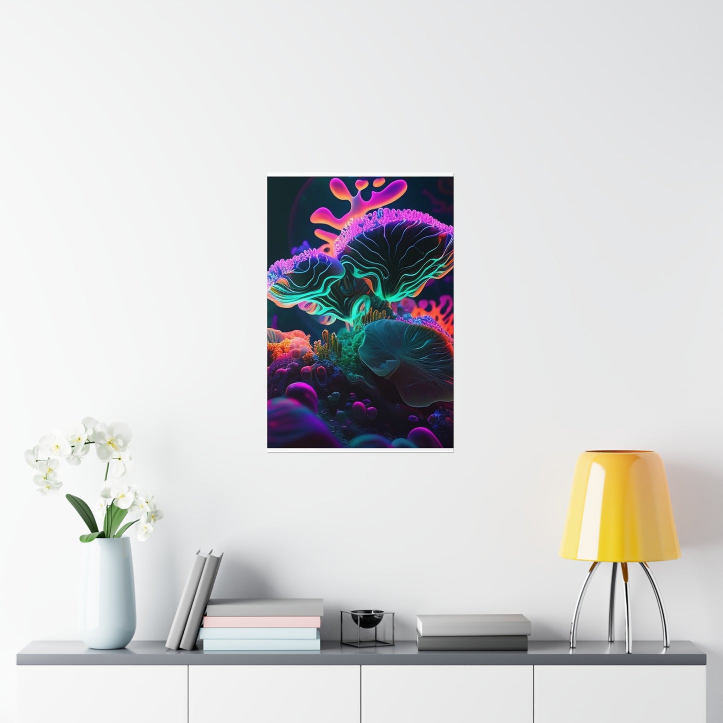 Premium Matte Vertical Posters Macro Coral Reef 4