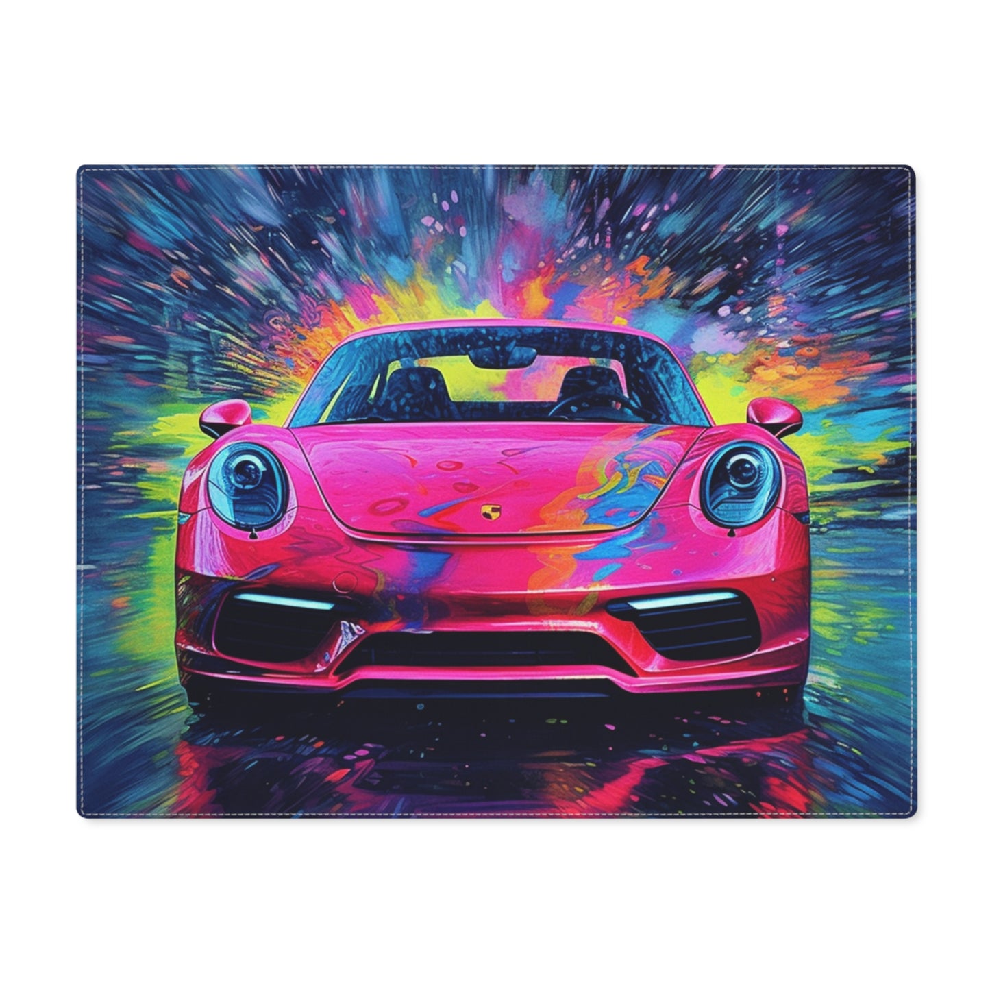 Placemat, 1pc Pink Porsche water fusion 3