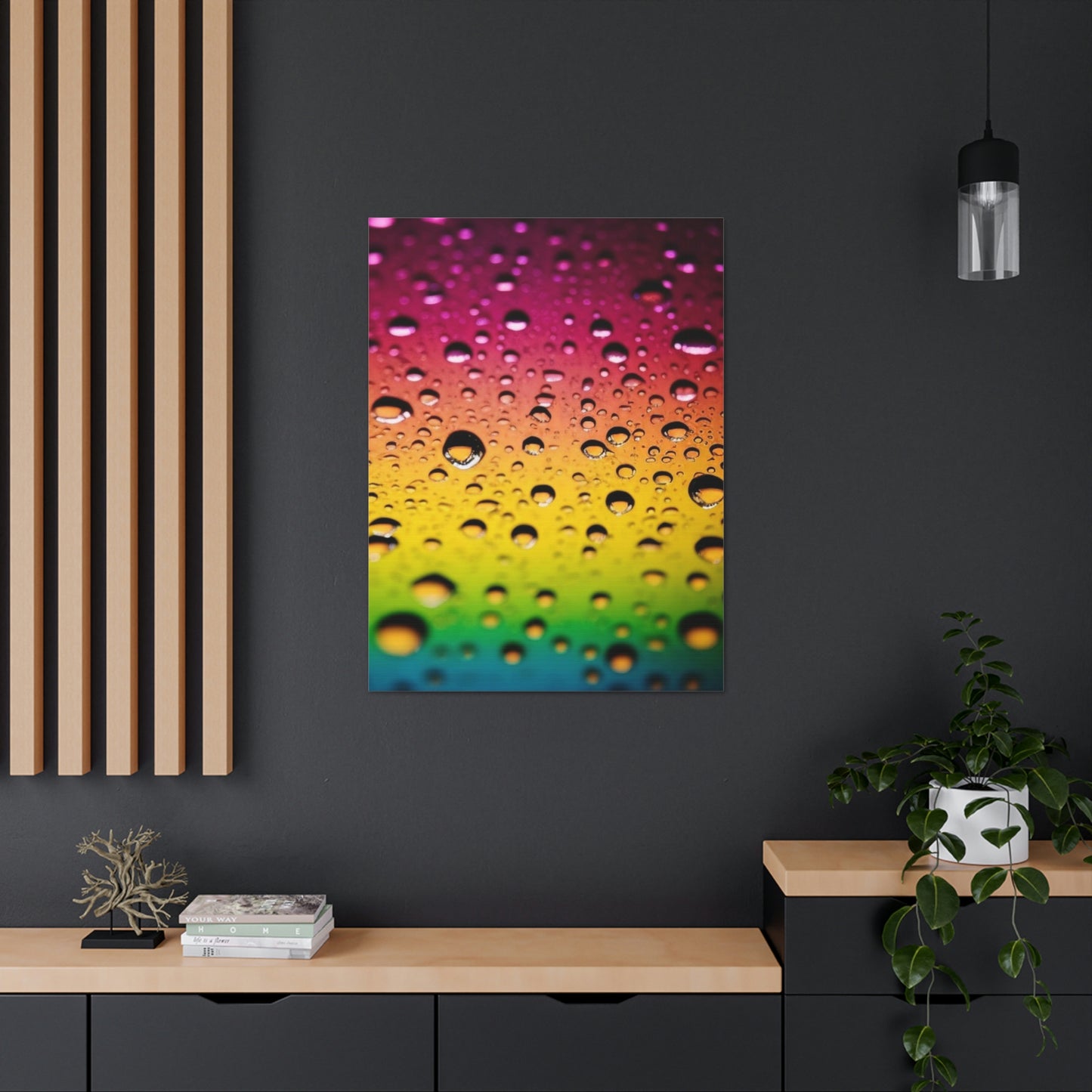 Canvas Gallery Wraps Water Drops