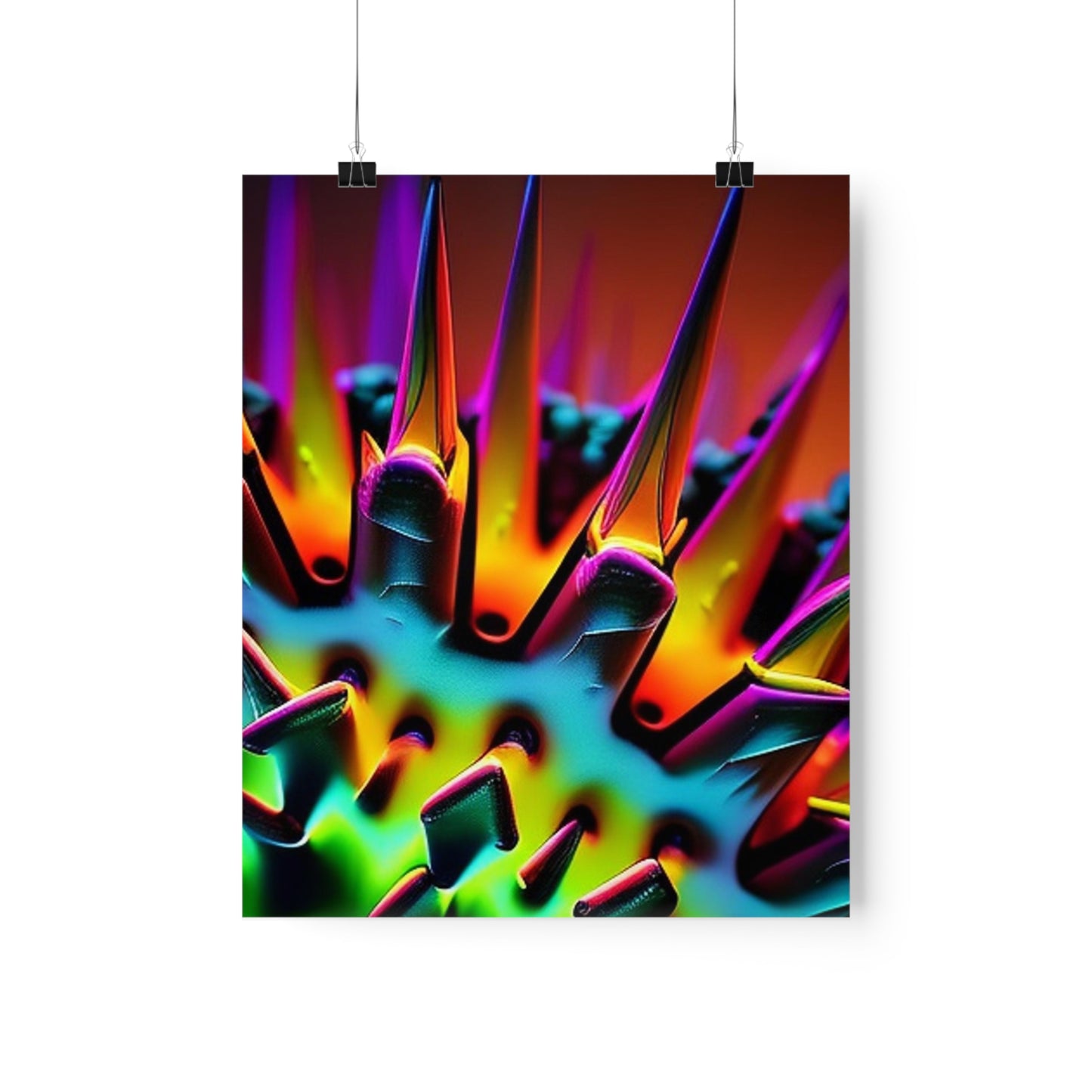 posters  Macro Neon Spike 4