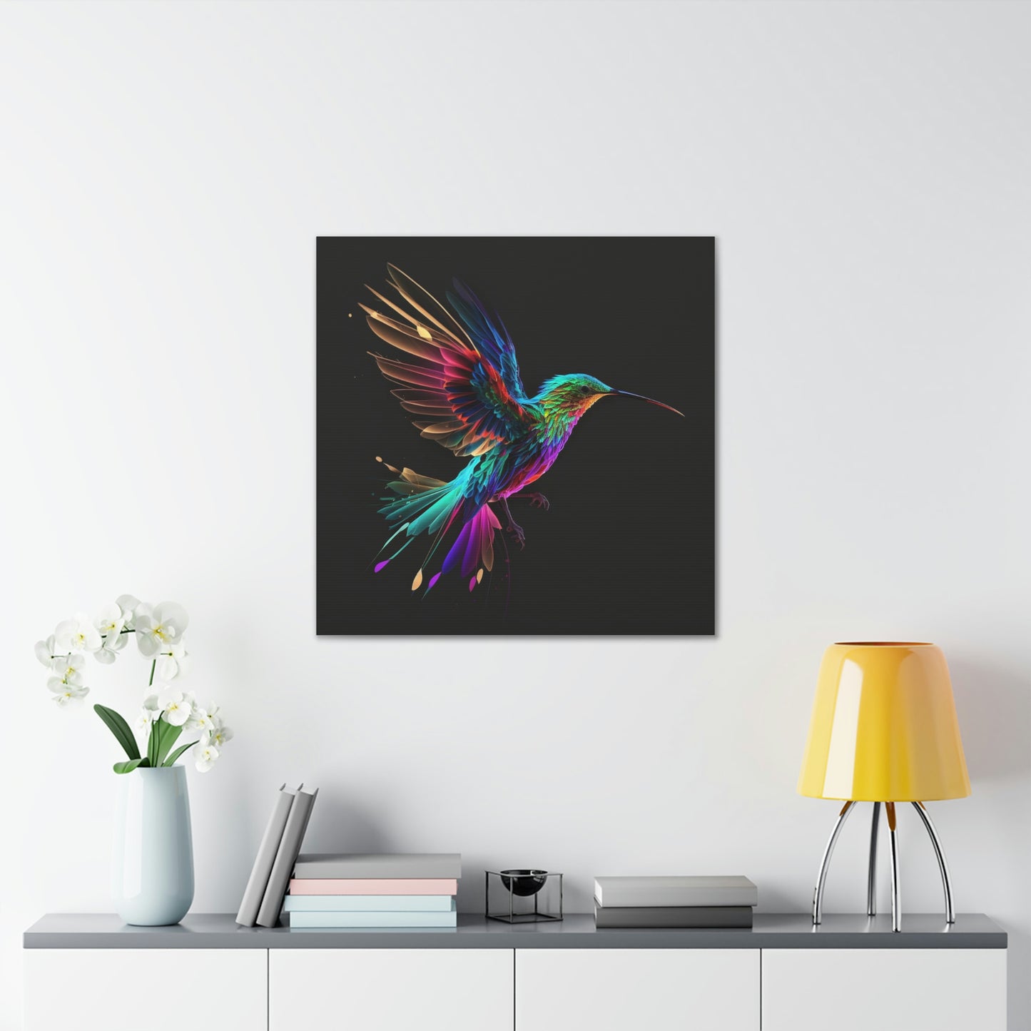 Hummingbird florescent glow