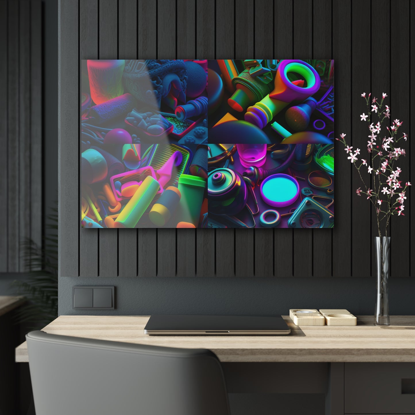 Acrylic Prints Neon Glow