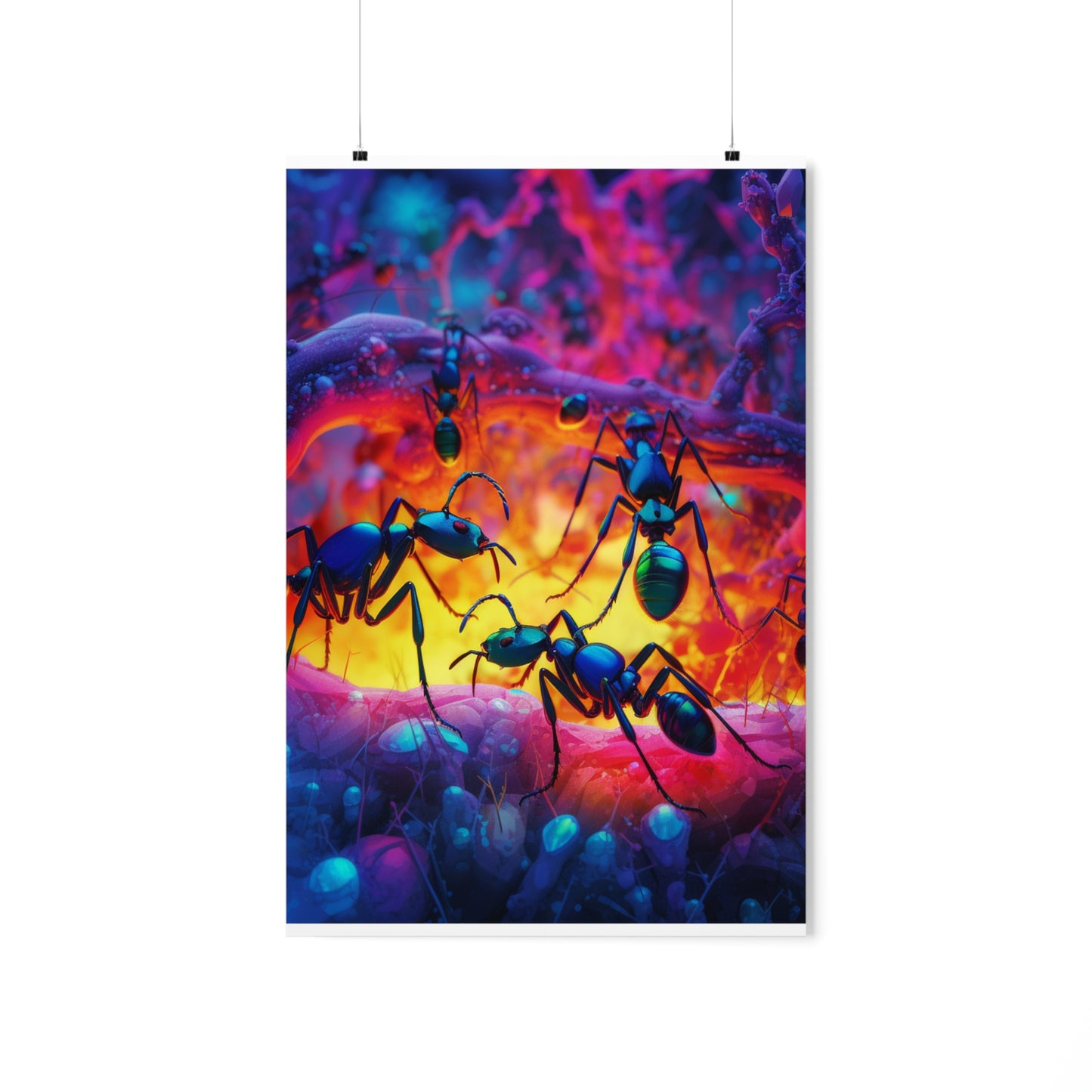 Premium Matte Vertical Posters Ants Home 3