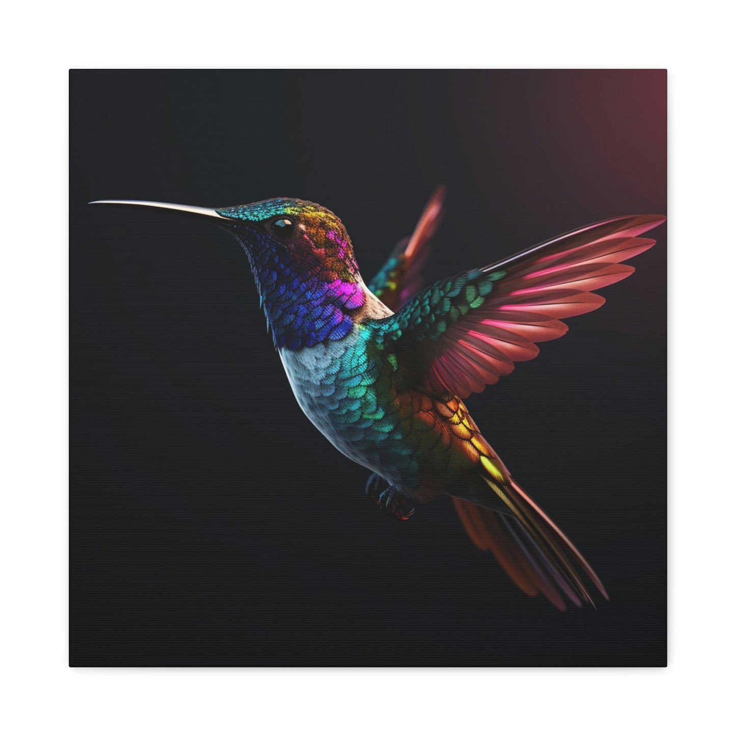 colorful hummingbird real look