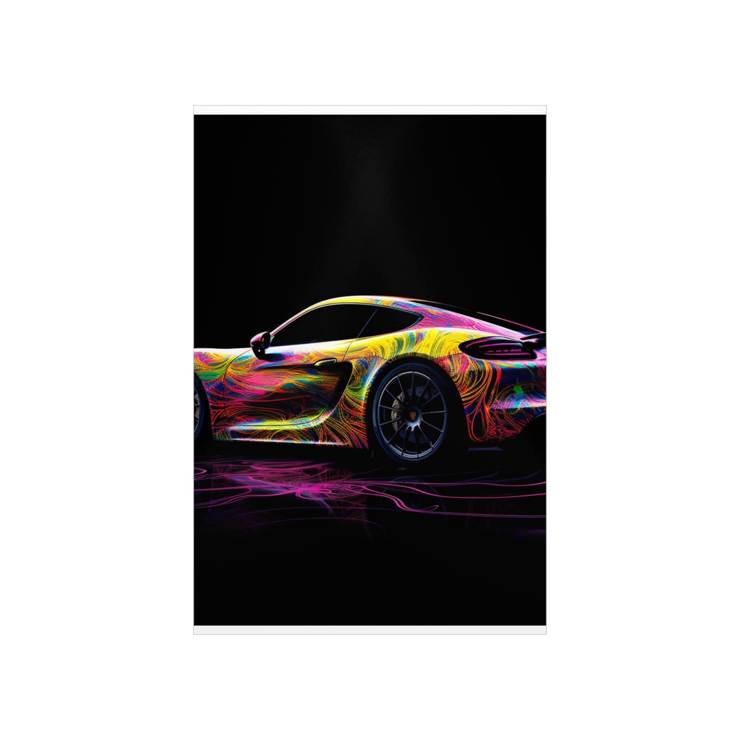 Premium Matte Vertical Posters Porsche Flair 4