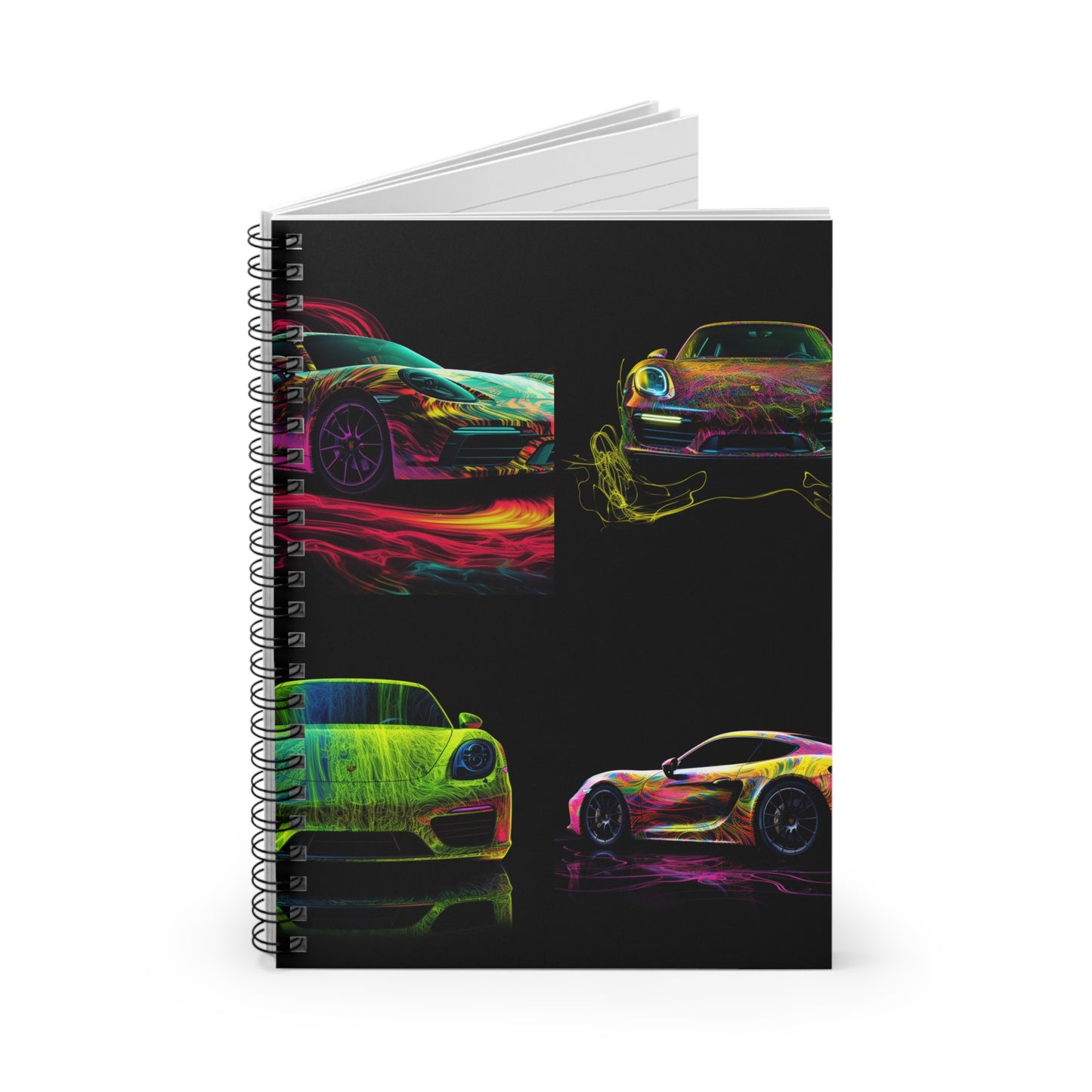 Spiral Notebook - Ruled Line Porsche Flair 5