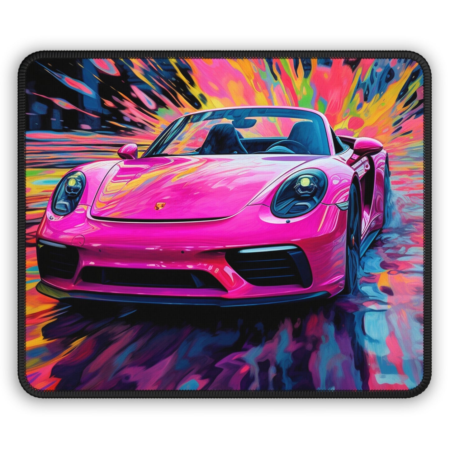 Gaming Mouse Pad  Pink Porsche water fusion 2
