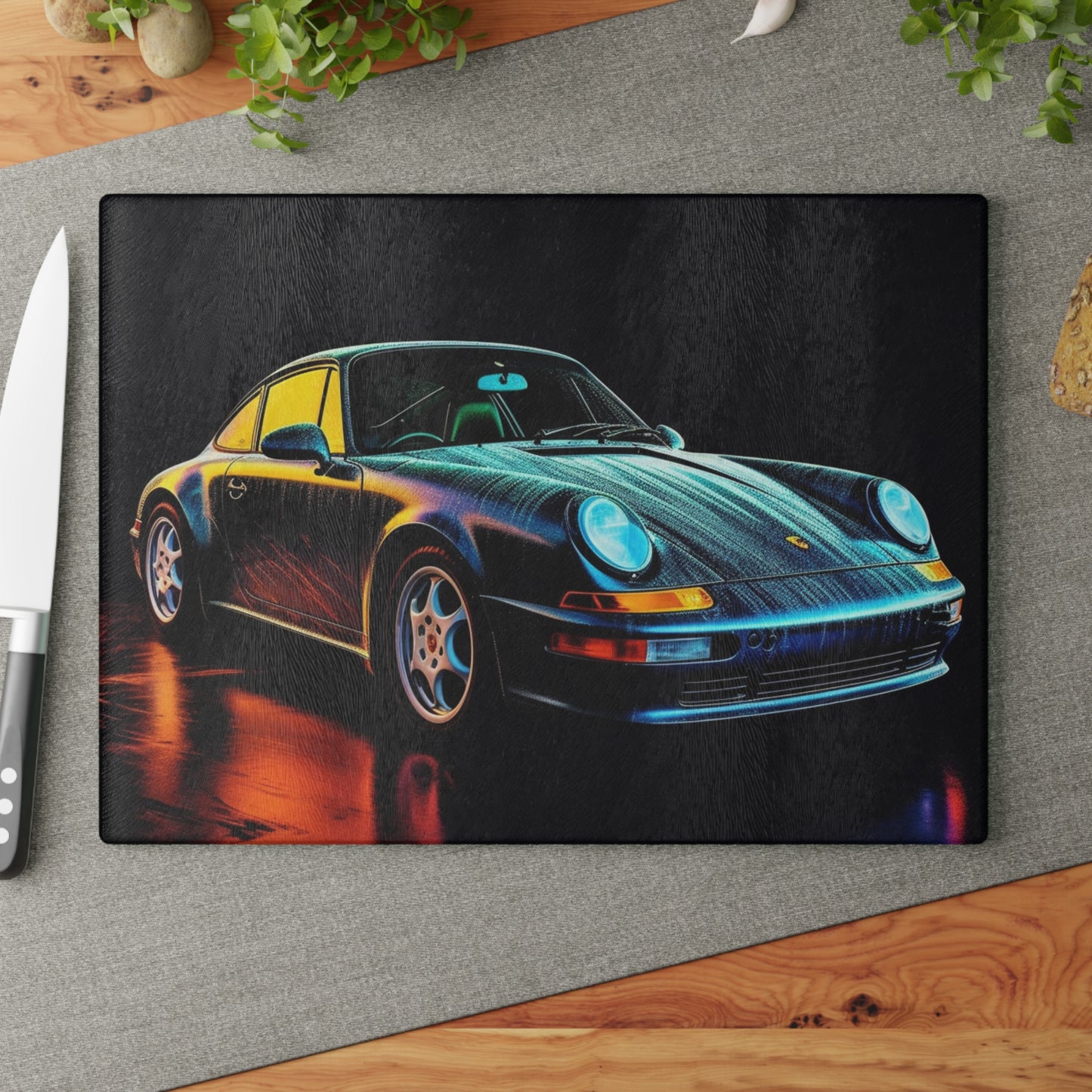 Glass Cutting Board Porsche 933 3