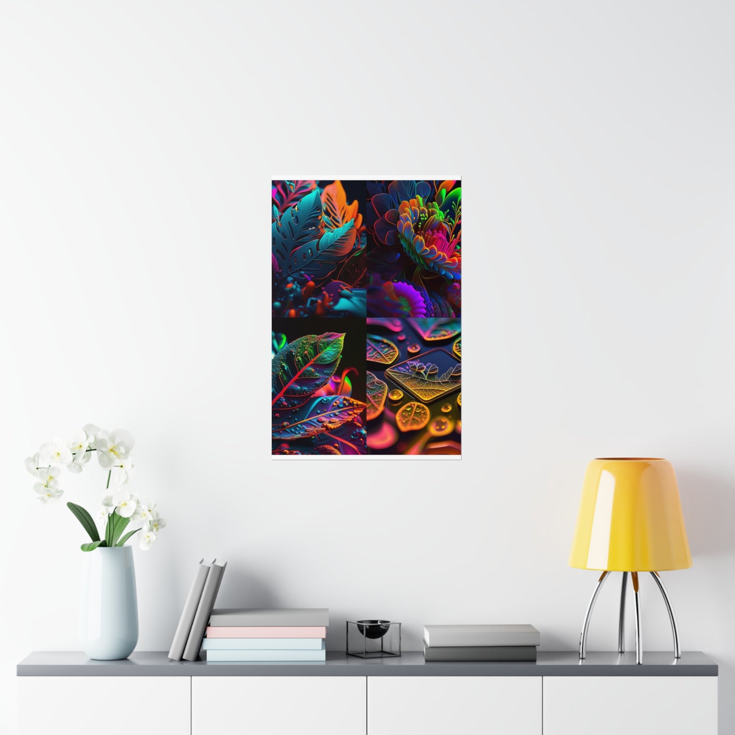 Premium Matte Vertical Posters Macro Florescent 5