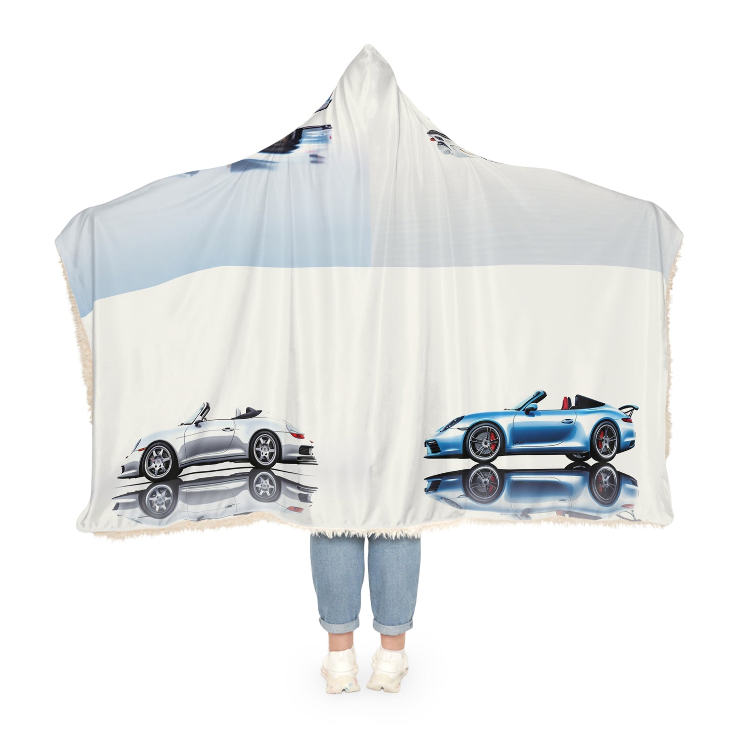 Snuggle Hooded Blanket 911 Speedster on water 5