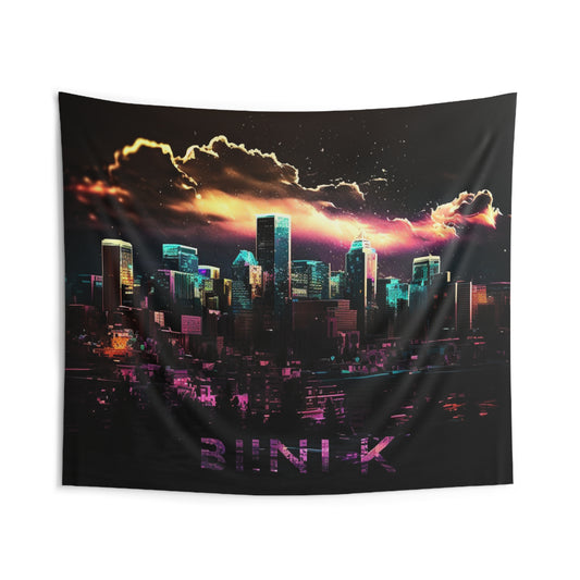 Indoor Wall Tapestries Neon Denver 1