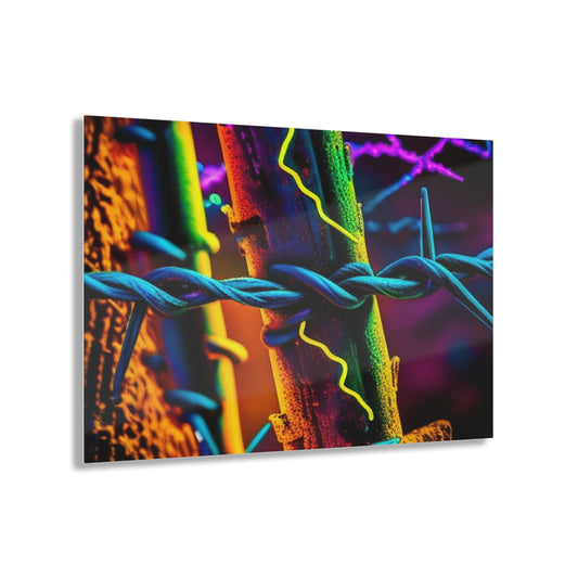 Acrylic Prints Macro Neon Barb 2