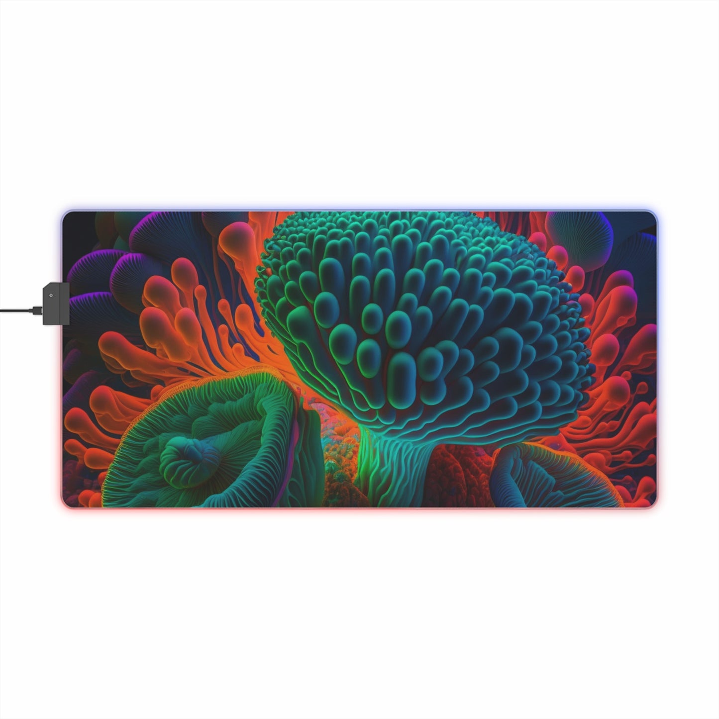 LED Gaming Mouse Pad Macro Reef Florescent 3