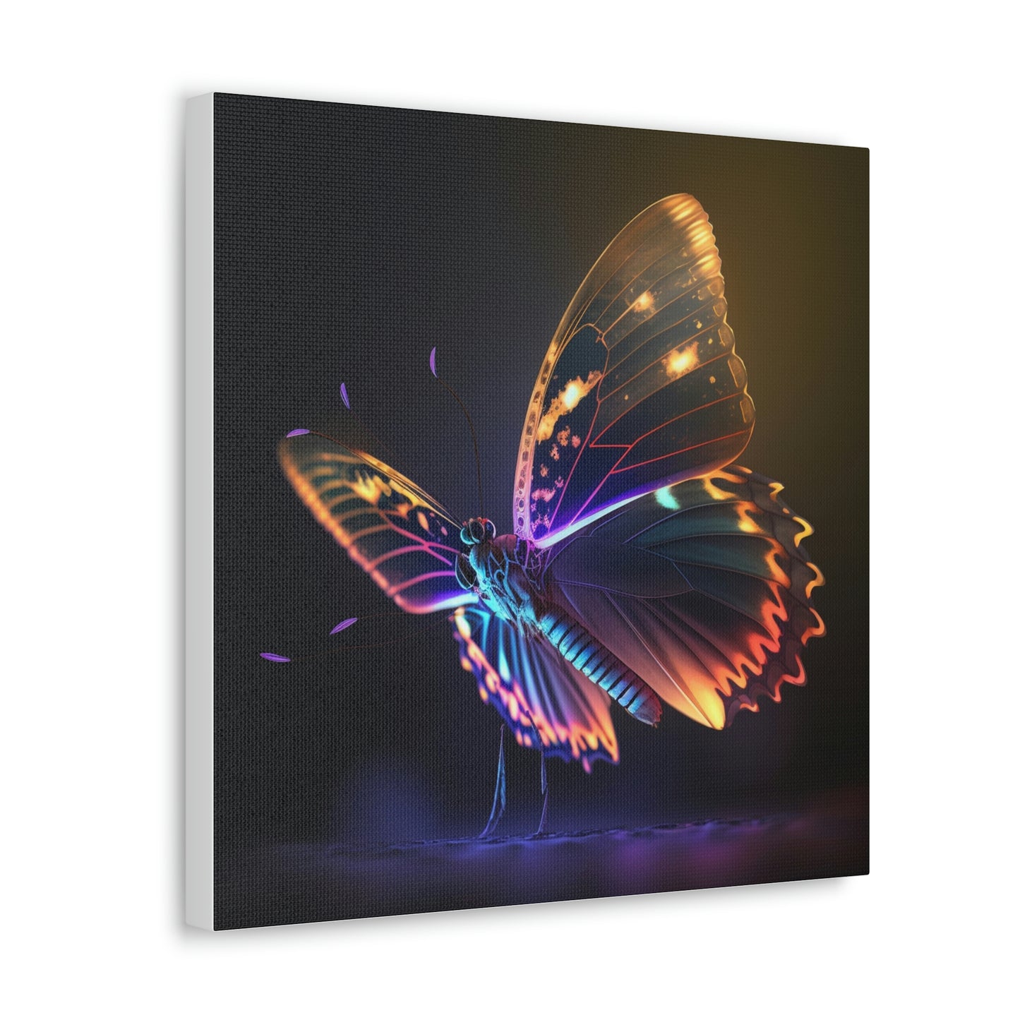 Butterfly neon glow