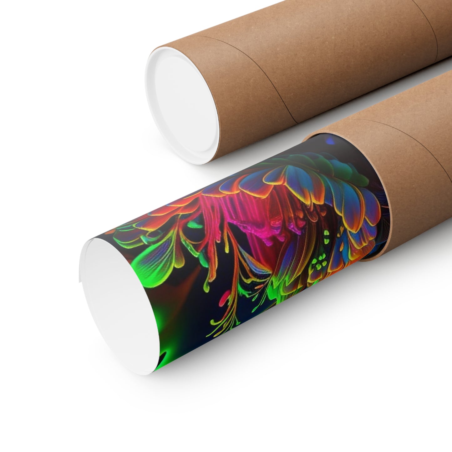 Premium Matte Vertical Posters Macro Florescent 2