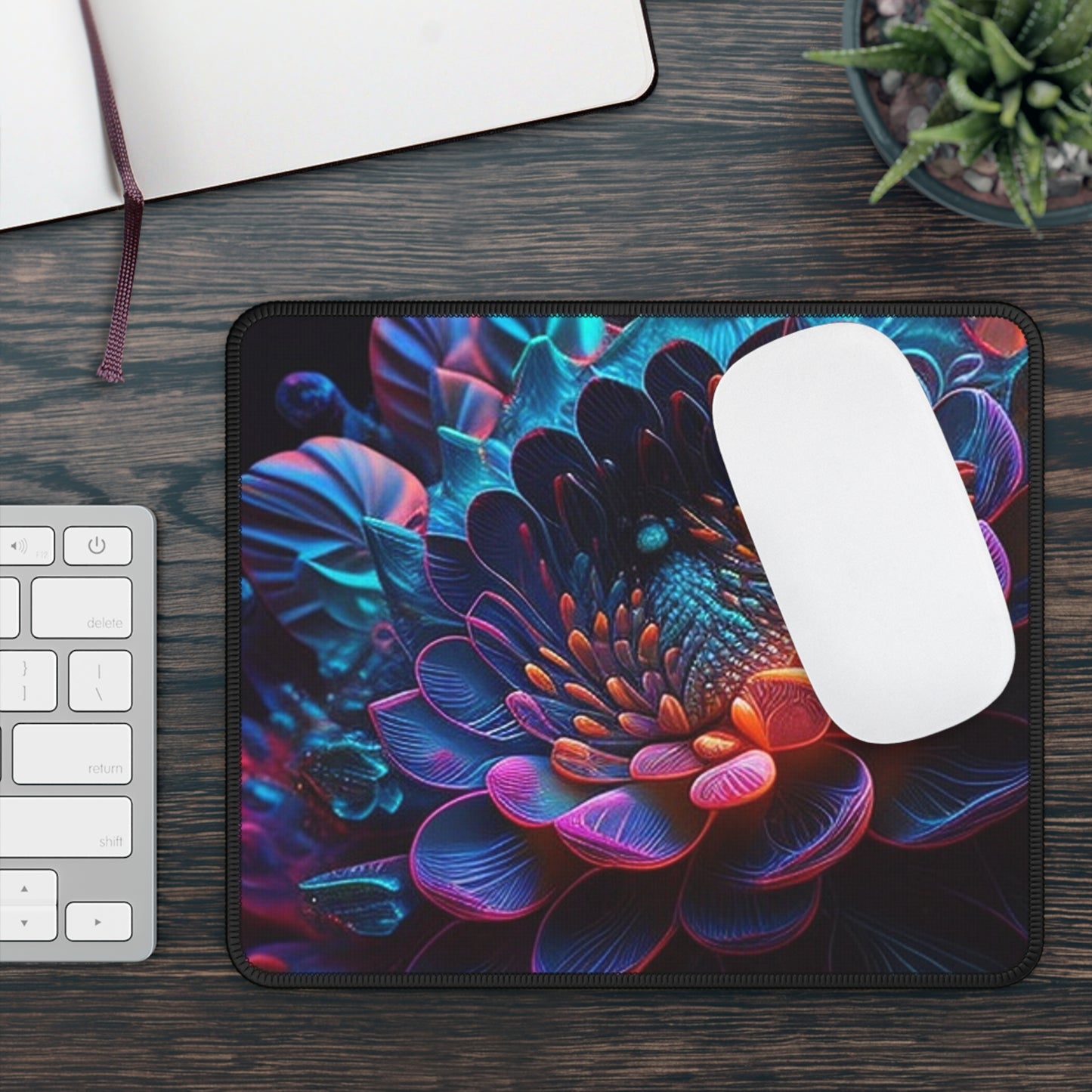 Gaming Mouse Pad  Neon Florescent Glow 4